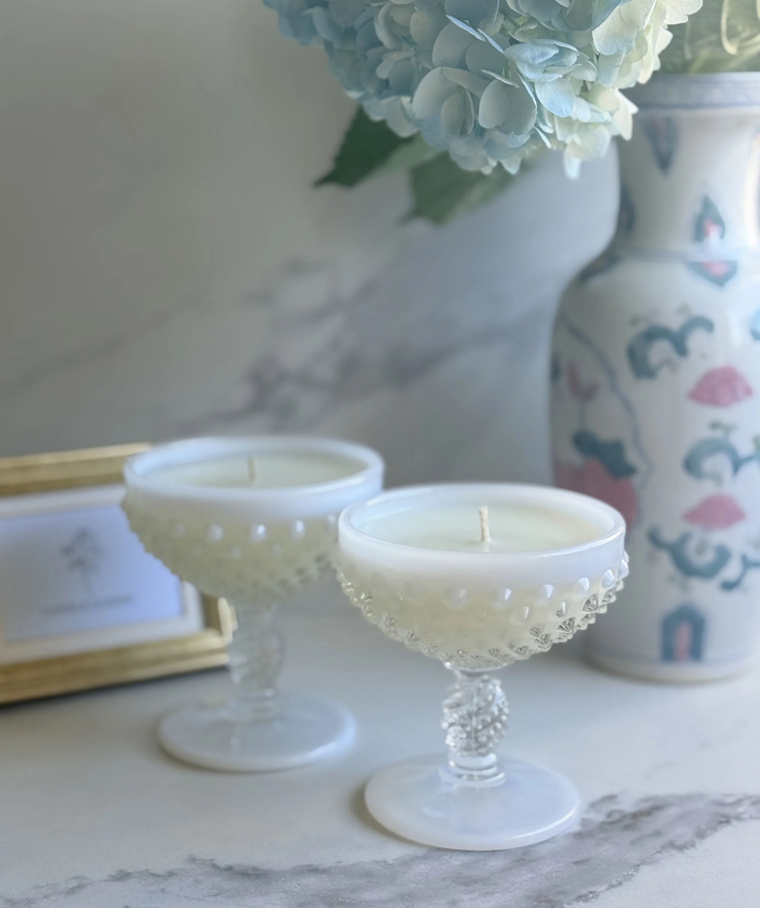 1930s "French Hobnail" Coupe by Fenton Glass