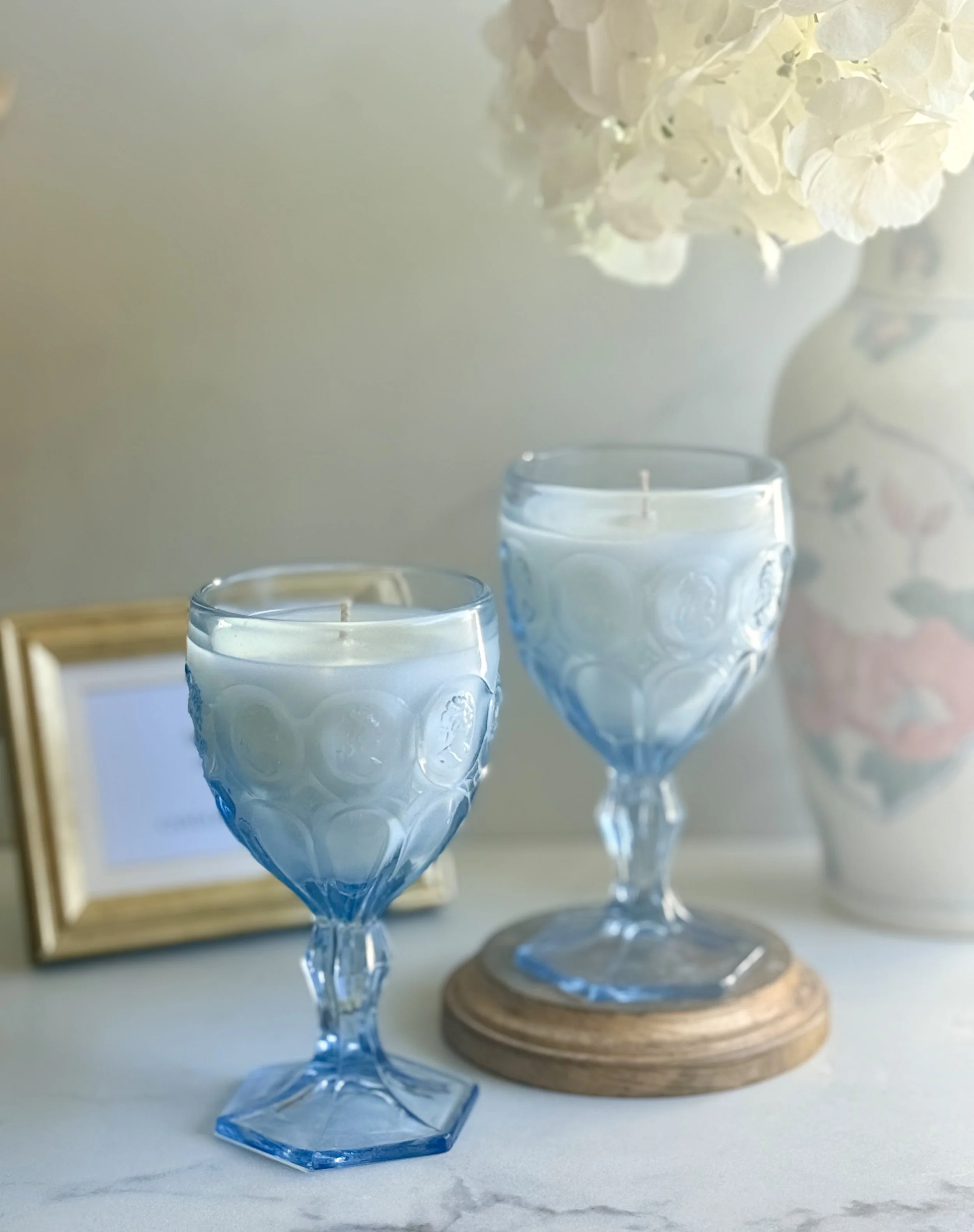 1974-1982 "Moonstone Cameo Light Blue" Cocktail Glass by Fostoria