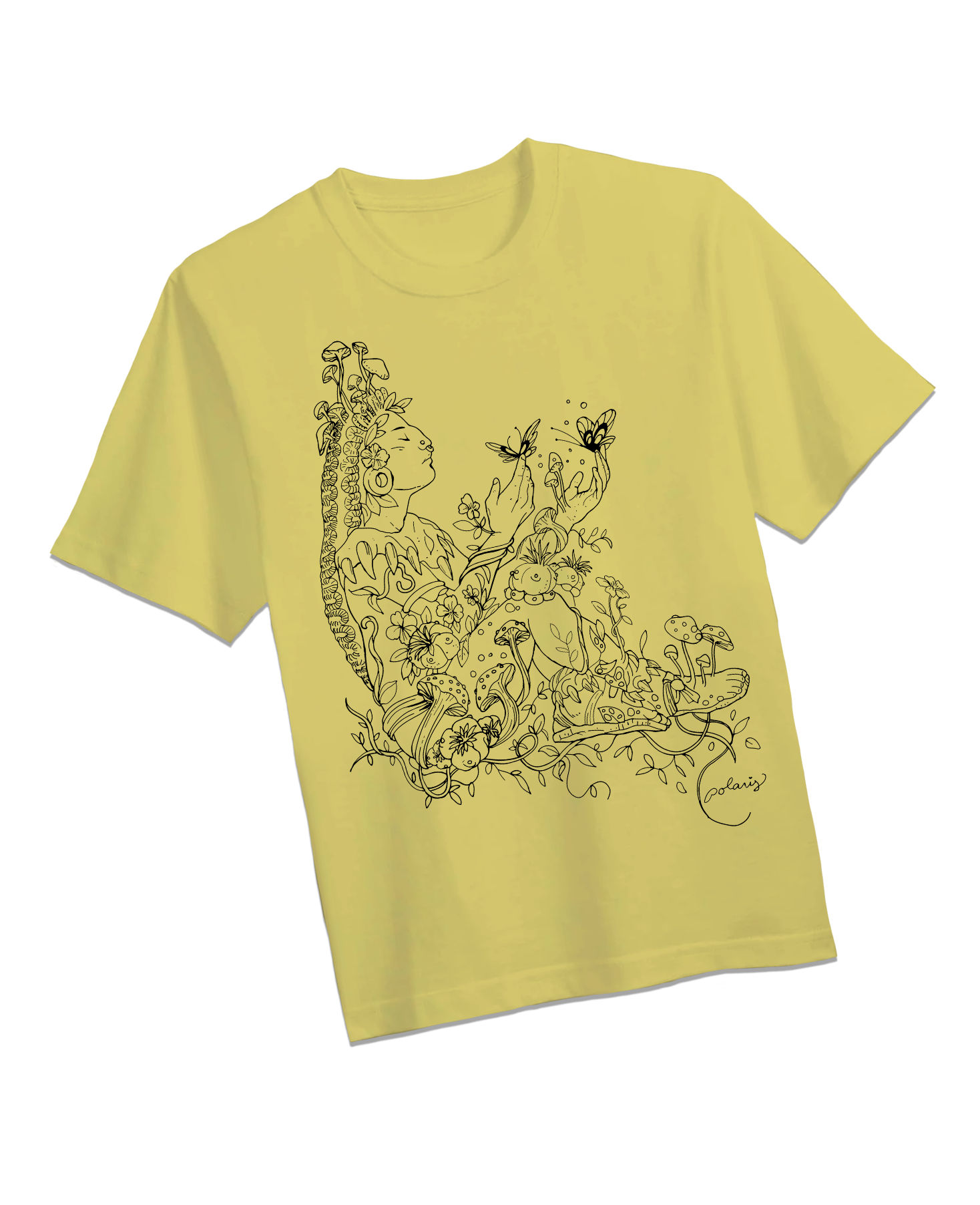Xochipilli T-Shirt yellow.png