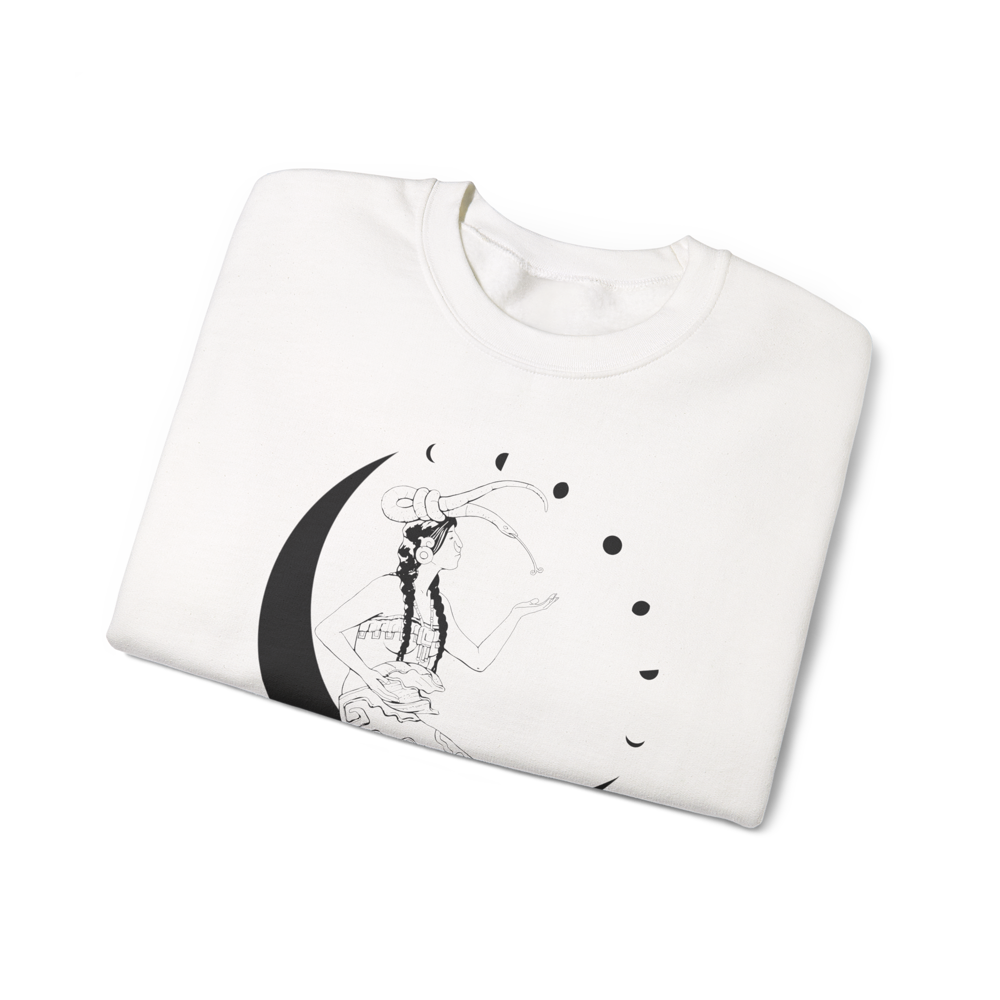 Ix Chel white sweatshirt folded.png
