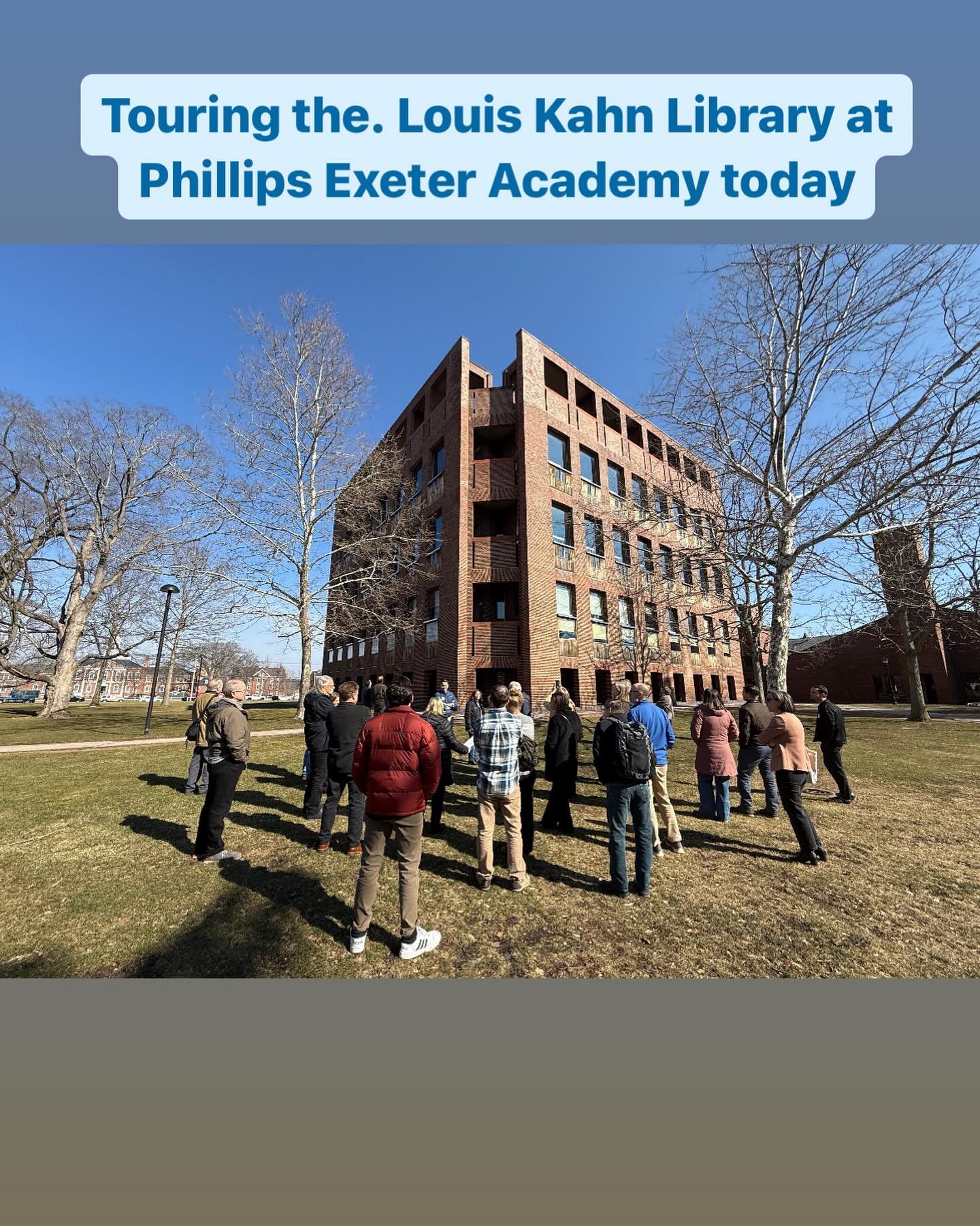 it&rsquo;s Education Day (redux) at AIANH today!  Lots of great speakers and a tour of the Kahn library.