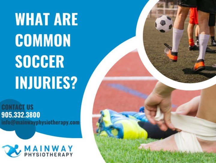 Have you ever wondered what the most common soccer injuries are?

➡️ Lateral Ankle Sprains: Watch your footing during those quick turns! 
➡️ Hamstring Strains: Warm-up properly before sprinting and kicking! 
➡️ ACL Tears: Be mindful of landings and s
