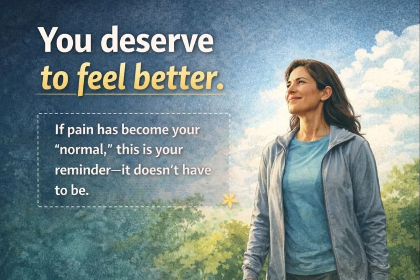 If pain has become your &ldquo;normal,&rdquo; this is your reminder&mdash;it doesn&rsquo;t have to be 

Give us a call 905 332 3800!