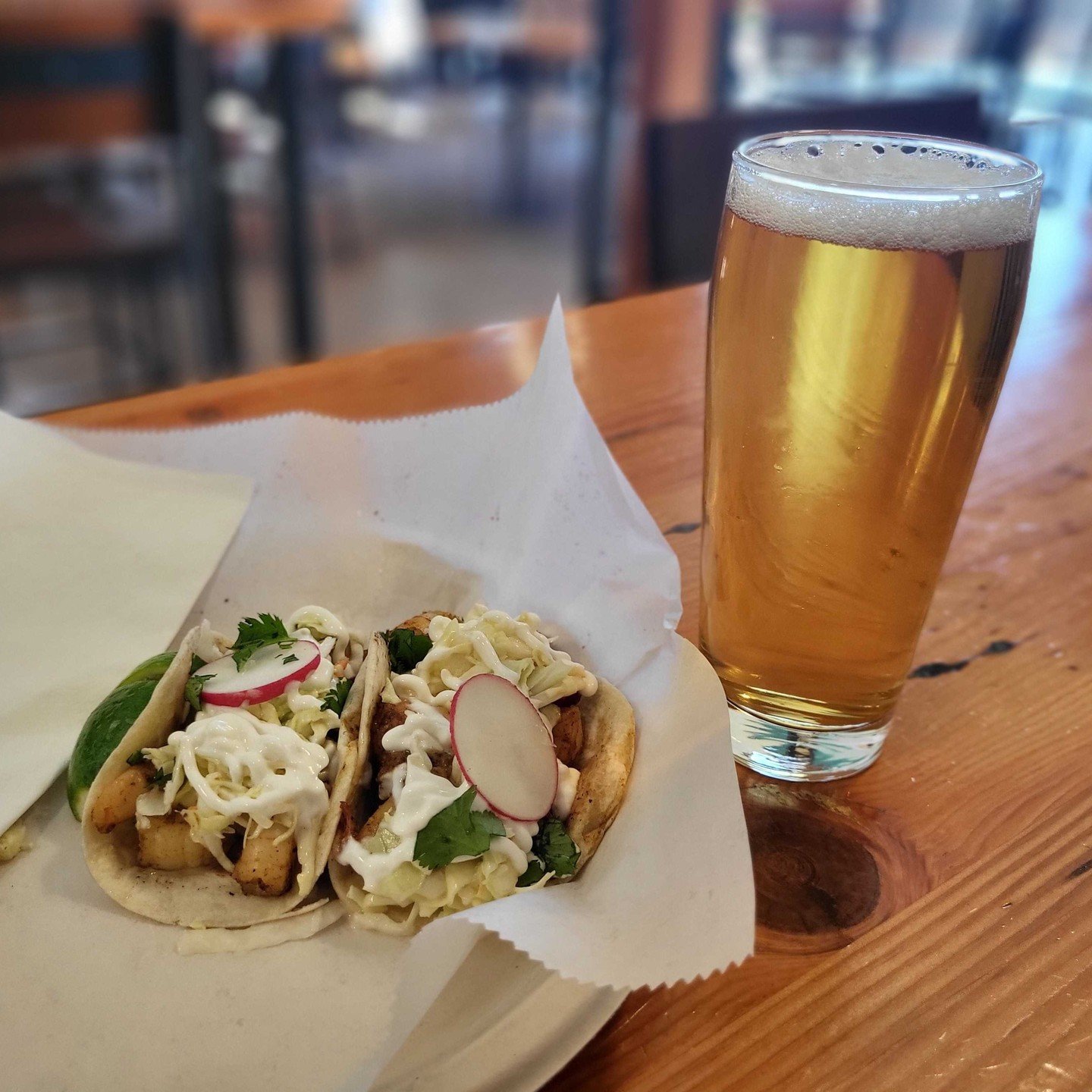 Taco Tuesday with @los_tacos_in_your_belly is upon us once more! I hear our Shifty Especial Mexican Lager pairs perfectly with some shrimp tacos.