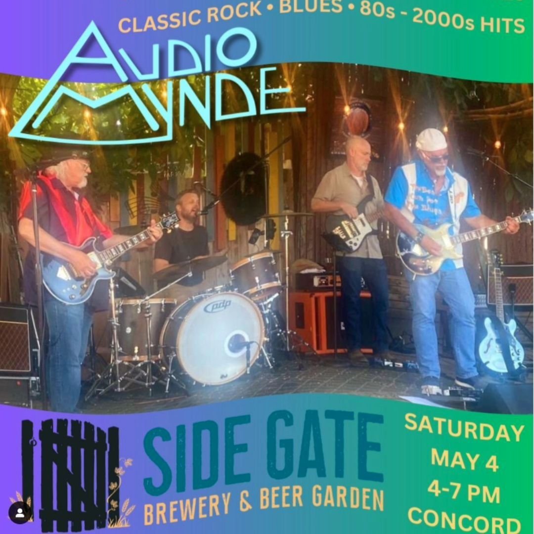 Another Saturday means another day of live music at Side Gate! @audiomynde will be playing from 4-7pm this evening so make sure you come out early and stake your claim in the beer garden!

If you haven't tried it yet make sure you grab a pint of our 