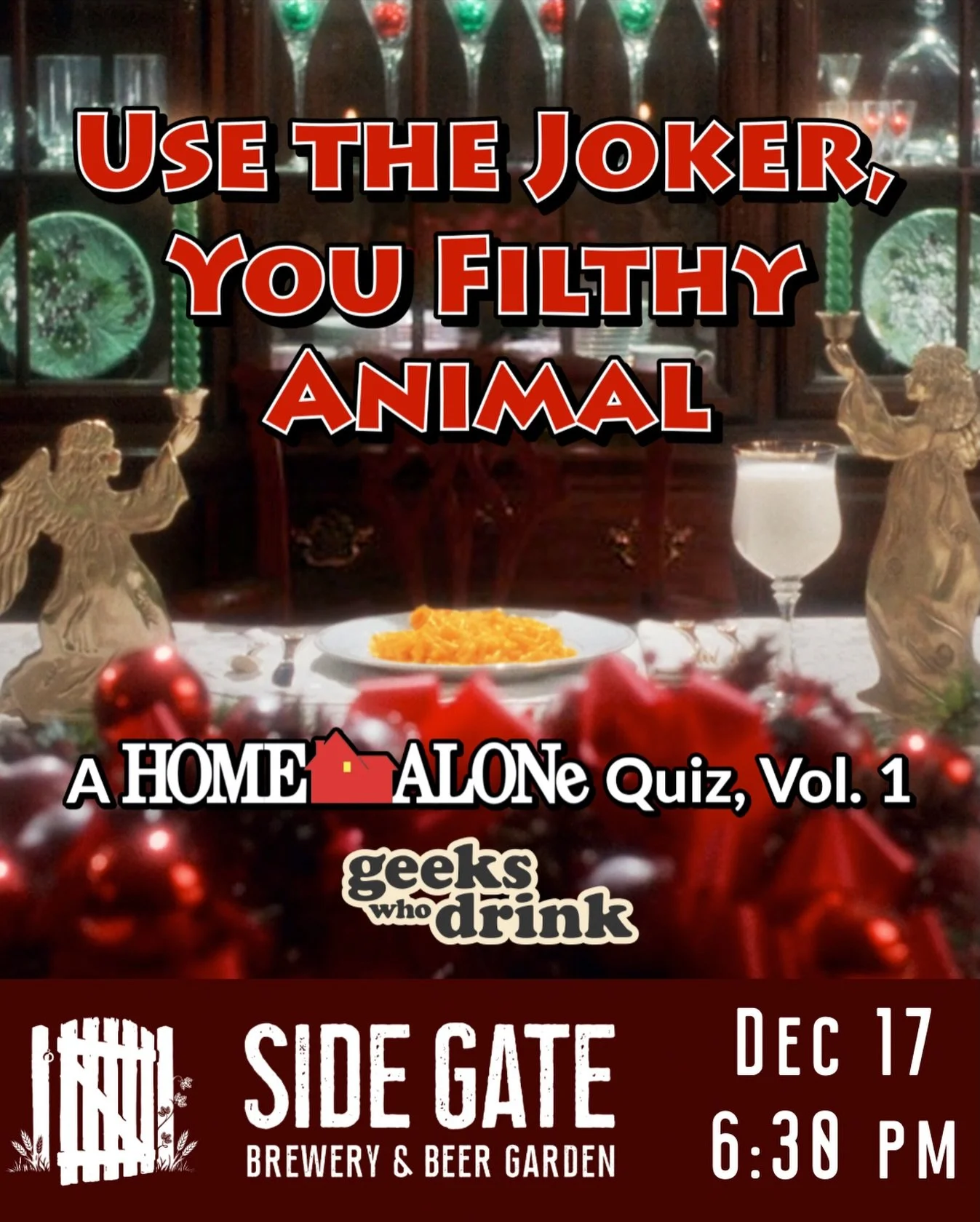 Get ready, because we&rsquo;re hosting a special Home Alone quiz on December 17th for the holidays! 🍕🏠🎄
So do a rewatch and study up, but even if you don&rsquo;t remember everything about the movie...you
know...as long as you remember Kevin, you&r