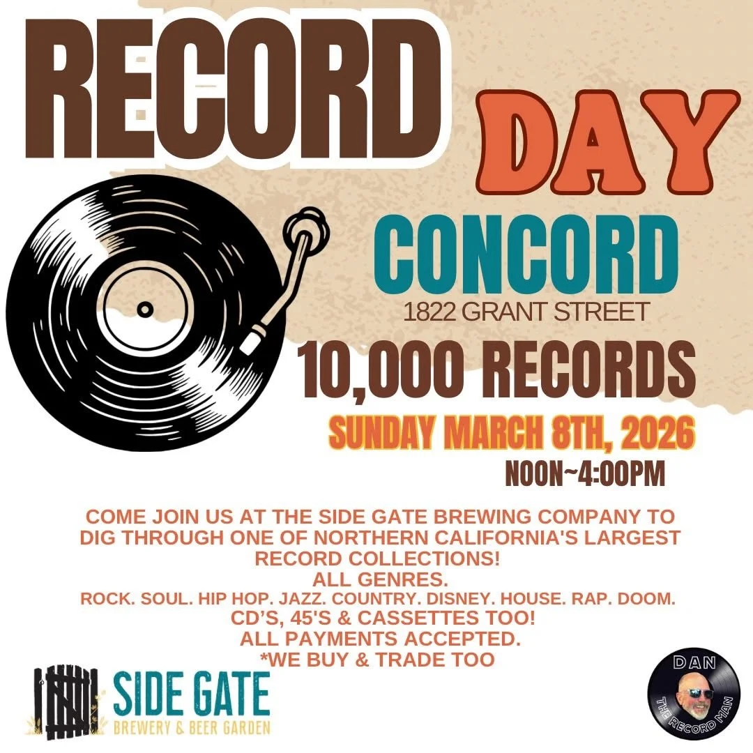 Need some new tunes? We have you covered with Dan the Record Man returning on Sunday Mar 8th! With 1000s of records available across genres &amp; decades, Dan has something for everyone! Come on down for a wonderful Sunday morning! Cheers!