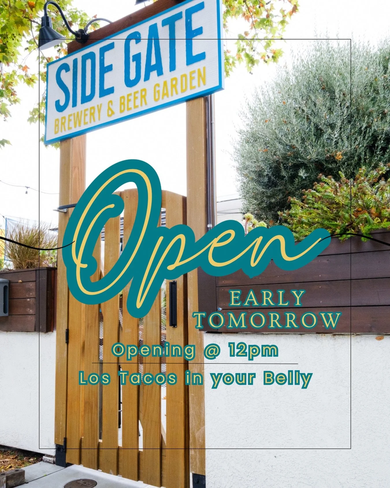Enjoying the 3-day weekend? Stop by early tomorrow for a pour! We&rsquo;ll be opening at noon with Los Tacos In Your Belly to help you round out your holiday weekend! Cheers 🍻