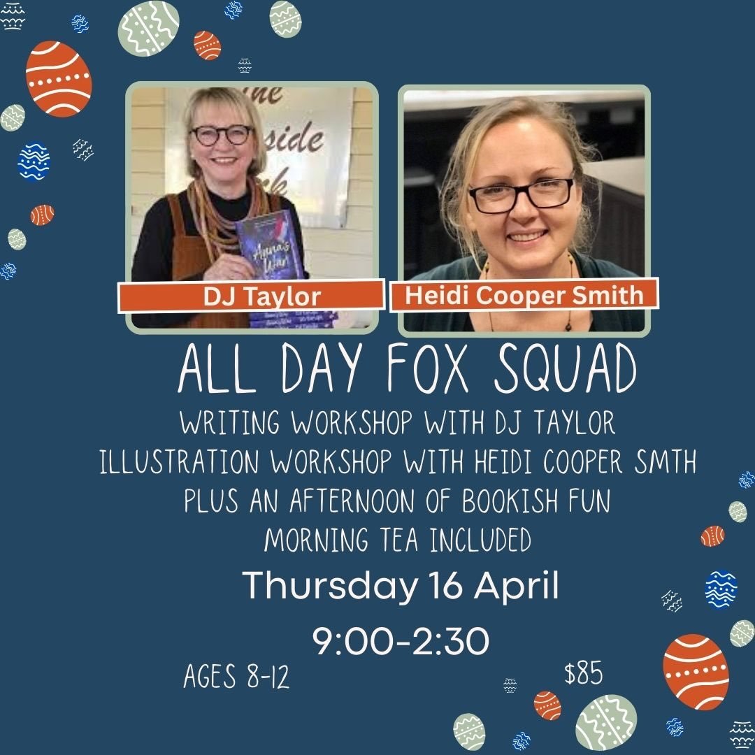 There are just 2 spots left in the All Day Fox Squad event at Quick Brown Fox Bookshop tomorrow! See below for details and click on the link to book.
From 11-12 we&rsquo;ll be decorating a bowl - combining my 2 great loves of illustration and pottery