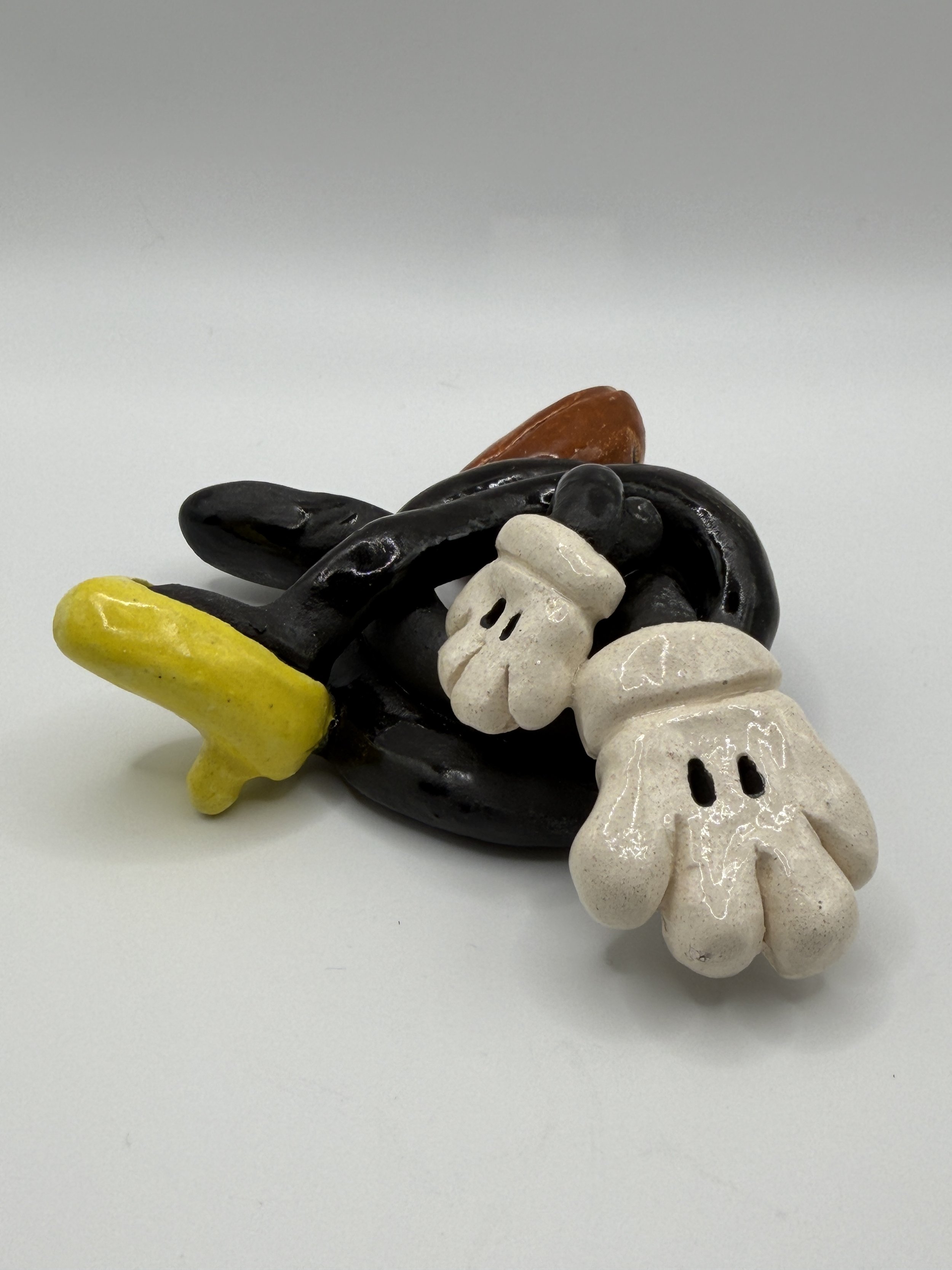 Let it Go, glazed ceramic, 3" x 3" x 1", 2026