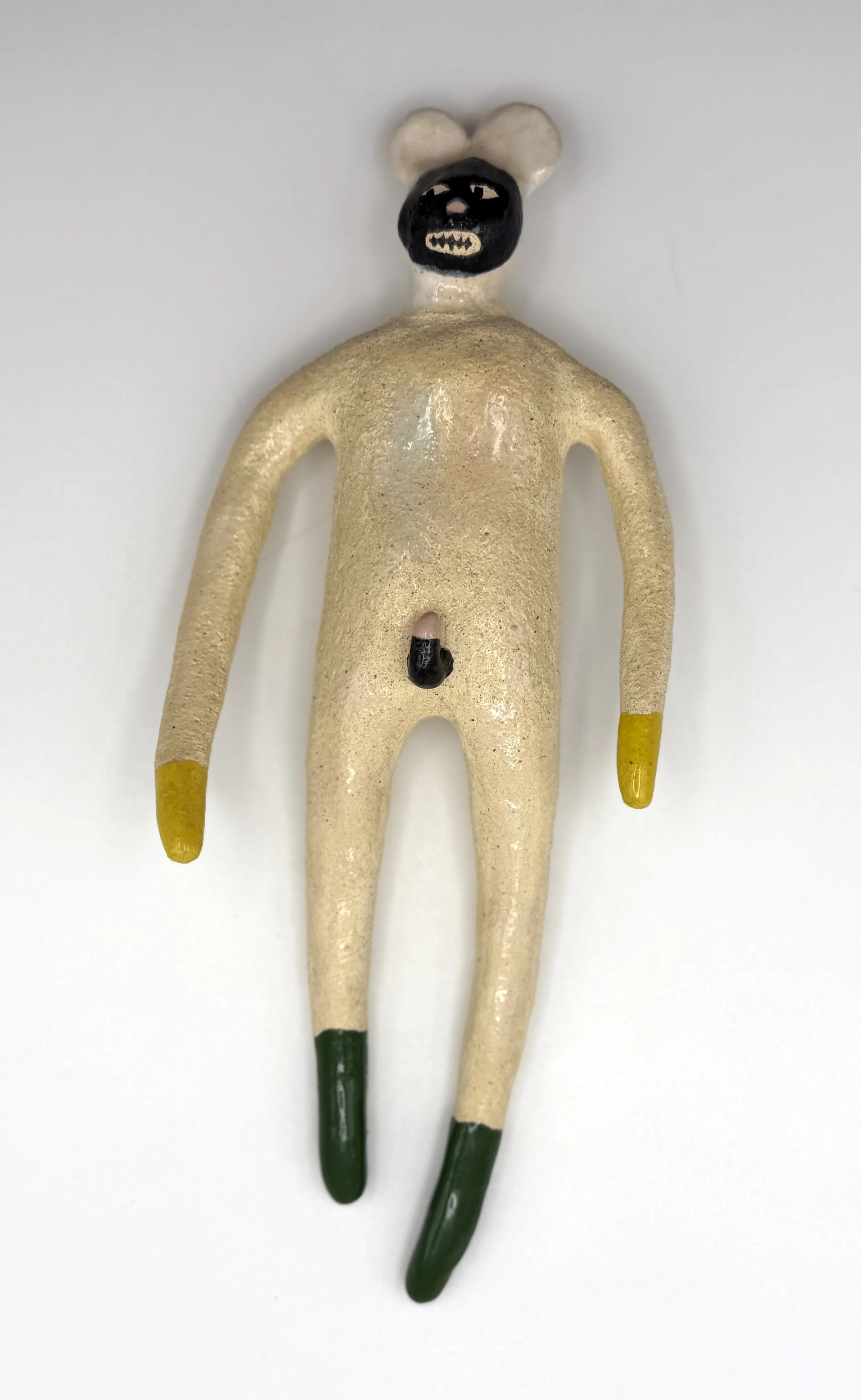 GRASS STAINS, glazed ceramic, 9” x 3.5” x 1.5”, 2026