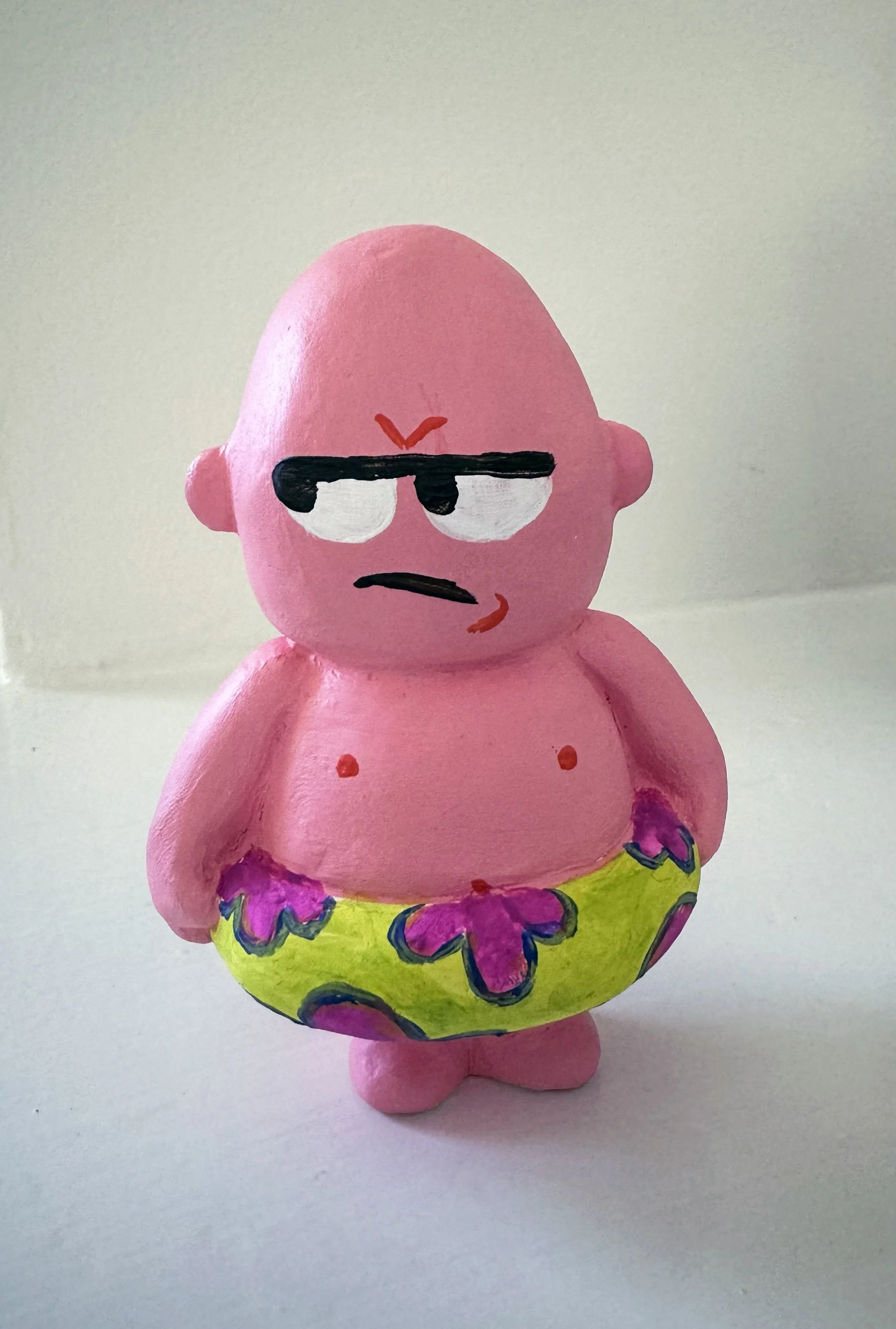 Patrick, cold finish ceramic, 4" x 2.5" x 2.5", 2023