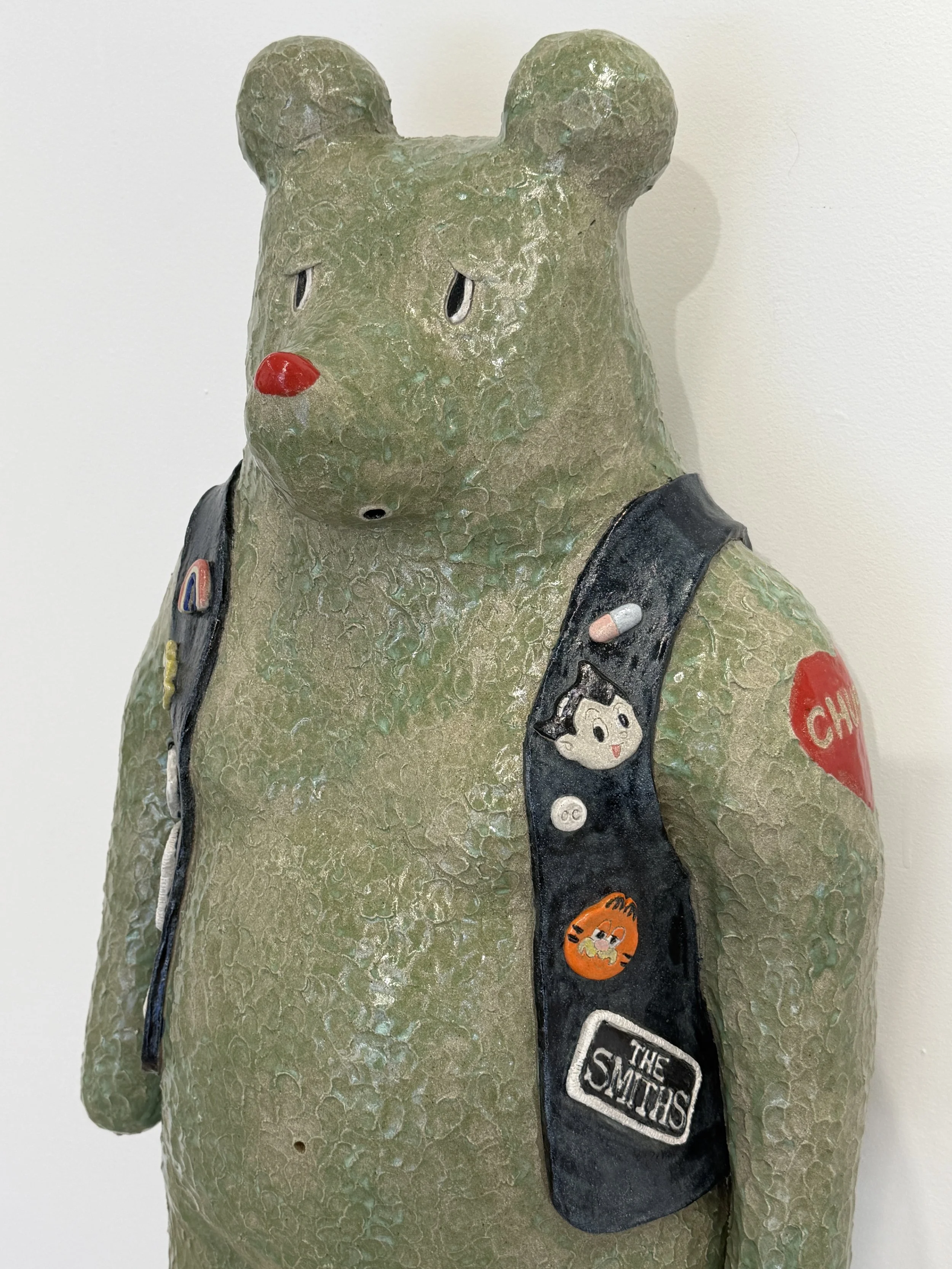 AM I STILL ILL?, glazed ceramic,  46” x 20” x 12”, 2026

