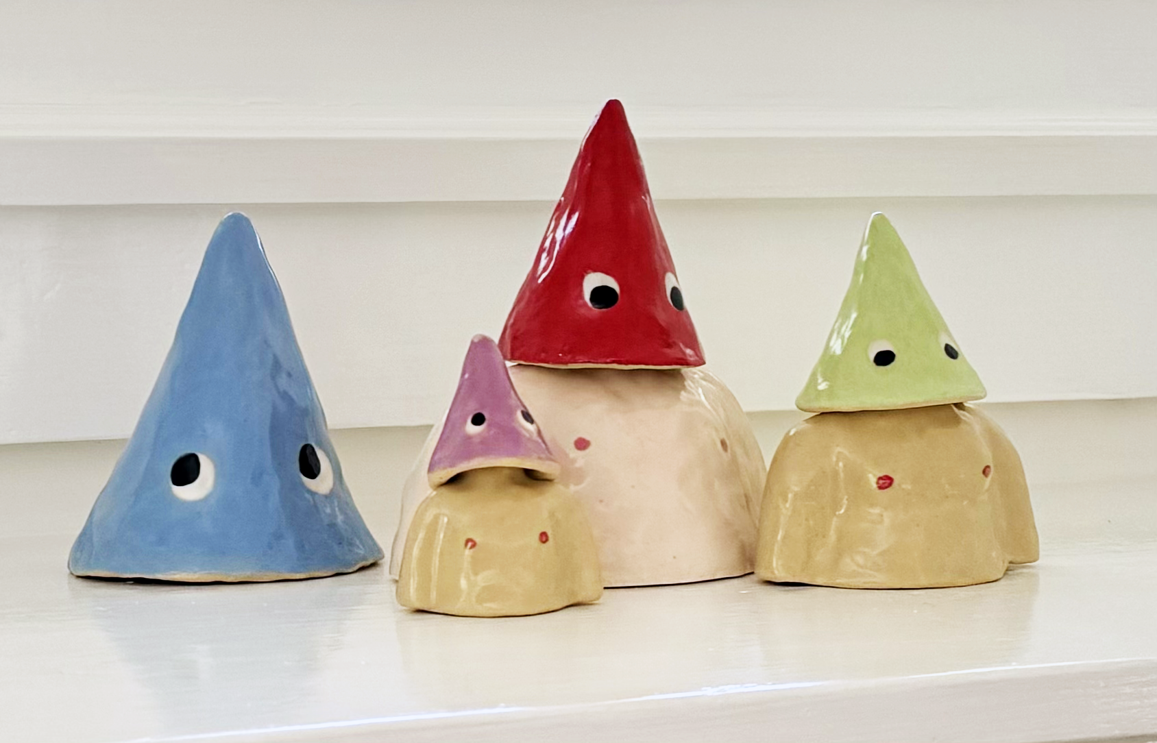 Gay Wizards, glazed ceramic, 6" x 12" x 6", 2020