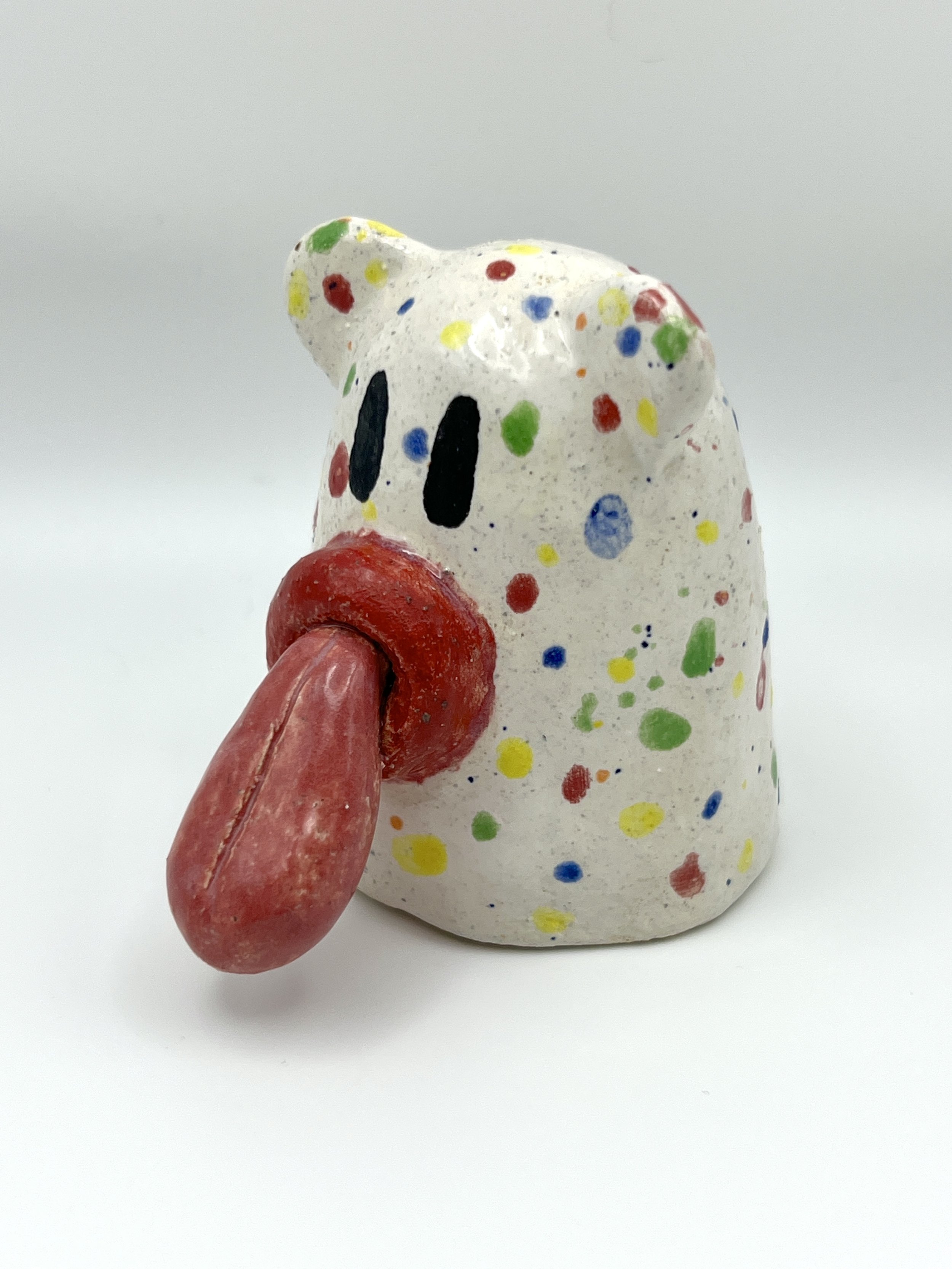 RIM JOB, glazed ceramic, 2.5" x 1.5" x 2", 2025