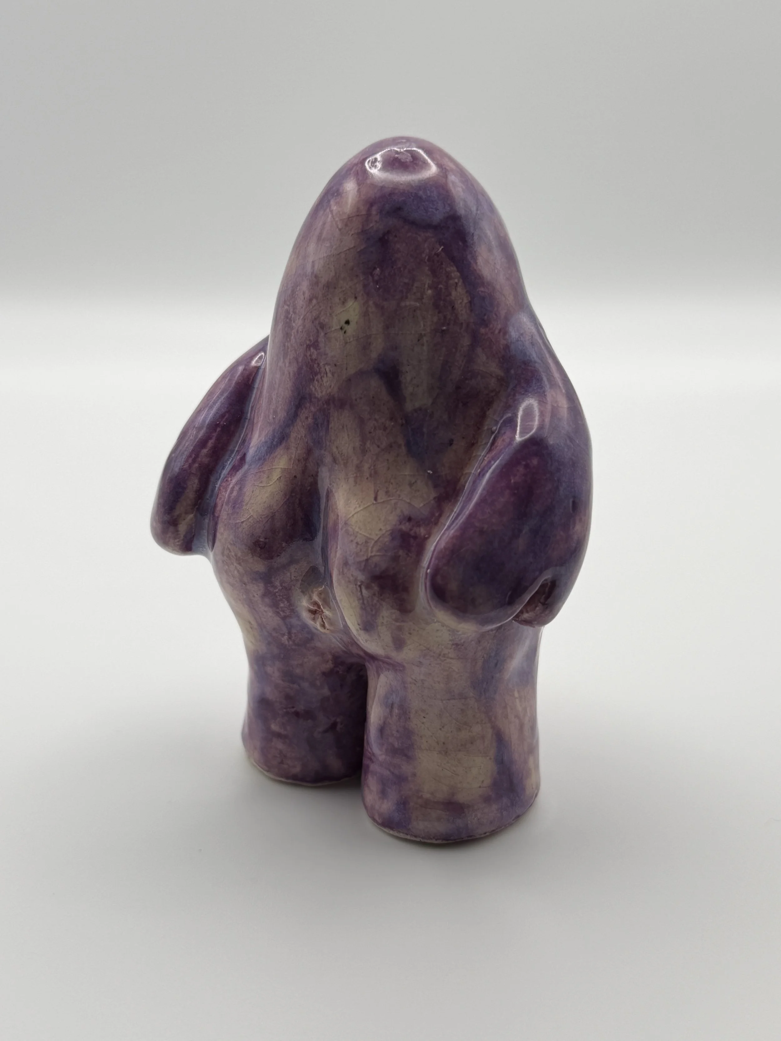 GAPING GRIMACE, glazed ceramic, 4" x 2.5" x 2", 2025
