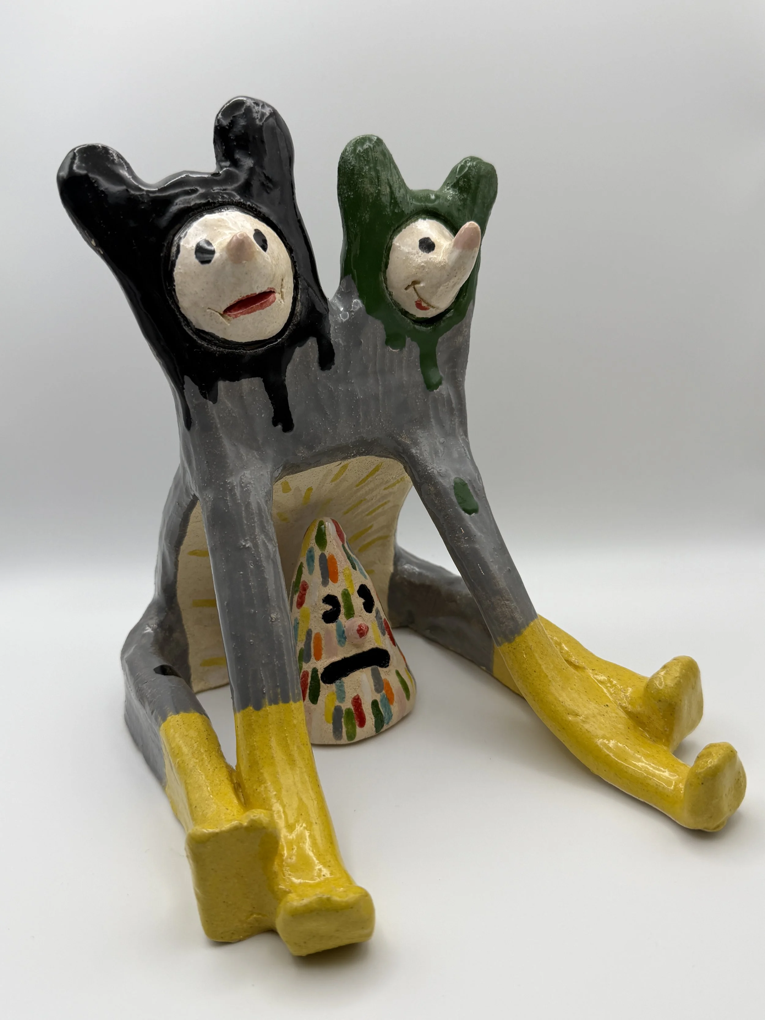 KEEP IT SECRET, KEEP IT SAFE, glazed ceramic, 8” x 7” x 8”, 2026 
