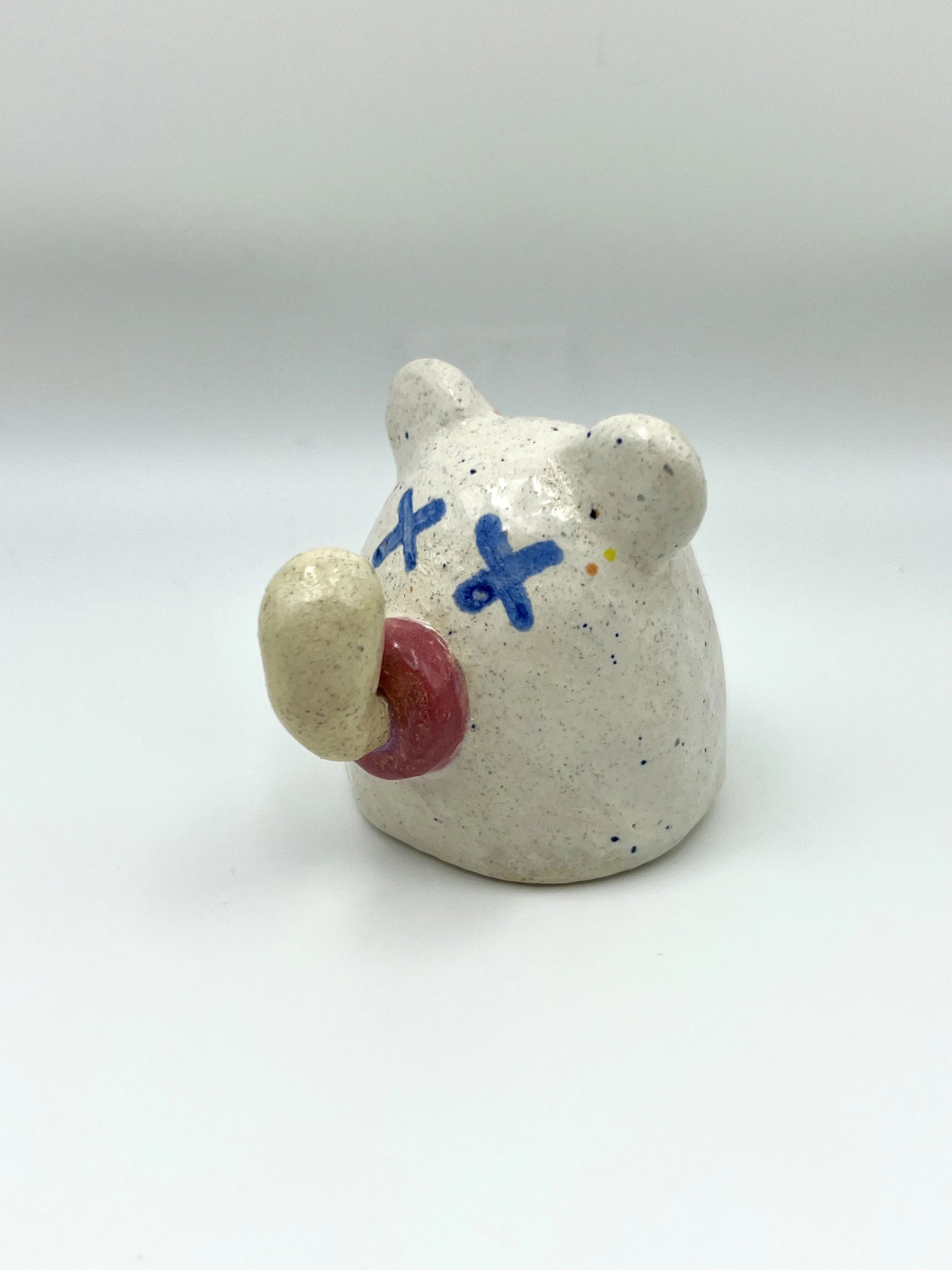 MINI PROLAPSE, glazed ceramic, 1.5" x 1.5" x 1.5", 2025