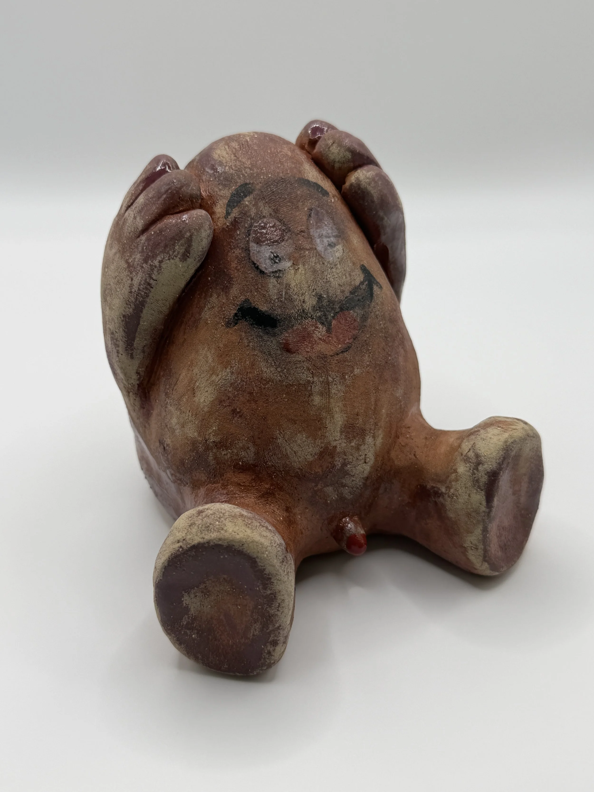 Restaurant Relic, distressed glazed ceramic, 5" x 5" x 5", 2026