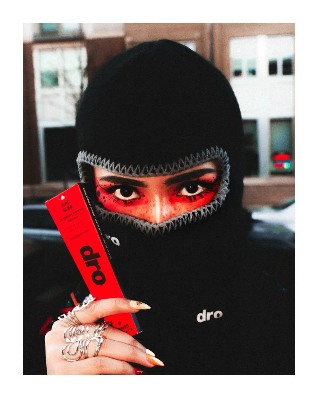 Some recent work for @drolife.

Featuring @imaginingbutterflies.

Shout out the new @dro.cones and the team behind it. @dro_flowers // @drolife 

All We Know Is Hustle.

Model: @imaginingbutterflies 
MUA: @imaginingbutterflies 
Style: @georgesainttho