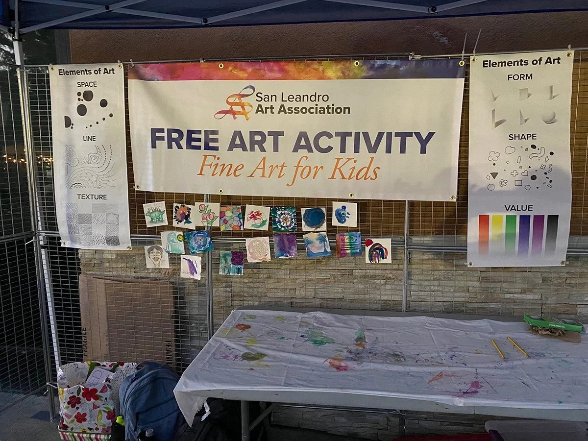 July Second Friday Art Activity Table
