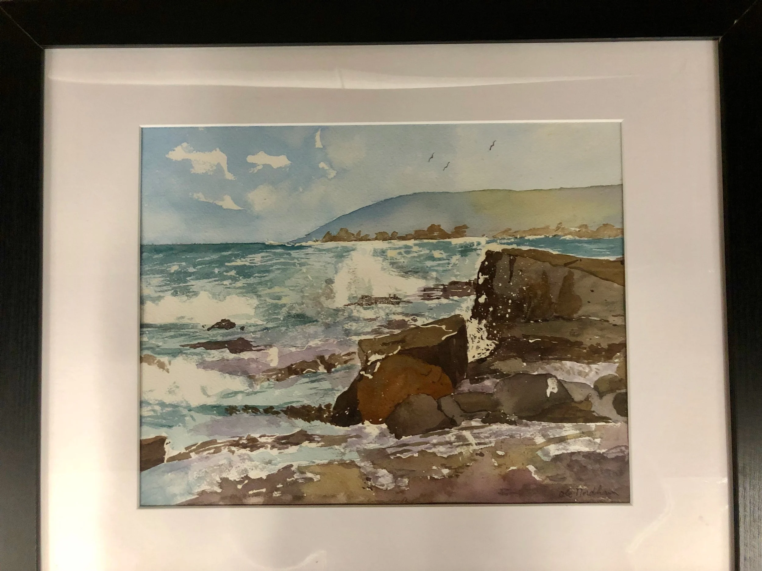 Ole Nordhavn, watercolor