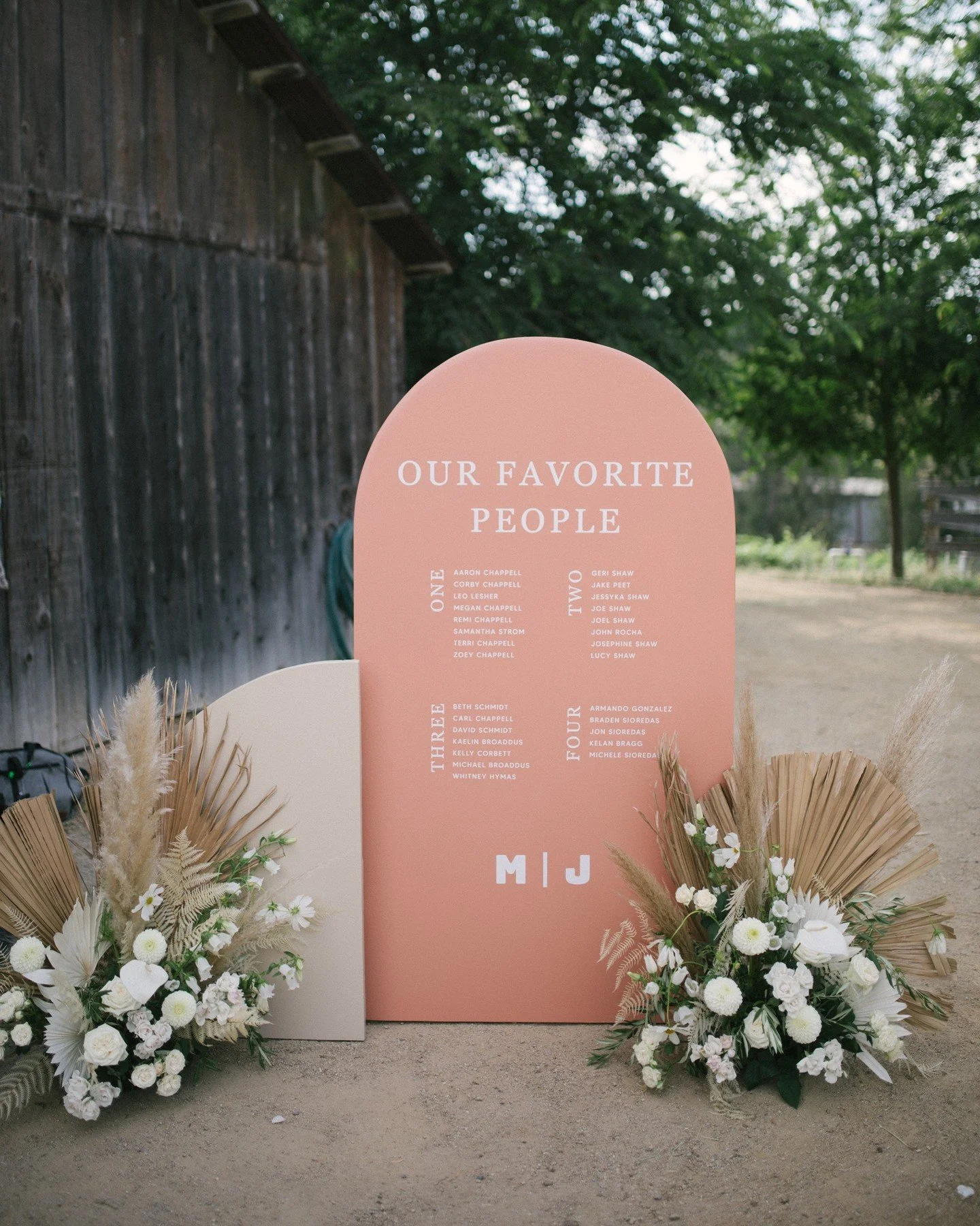 All the bride and groom’s favorite people in one placeāØLet’s create a seating chart that suits your event perfectly š§”ā 
ā 
ā 
VENDOR DREAM TEAM: ā 
Wedding Planner // @heatherhanseneventsā 
Venue // @marfarm_slo ā 
Catering and Bar // @rh.gath
