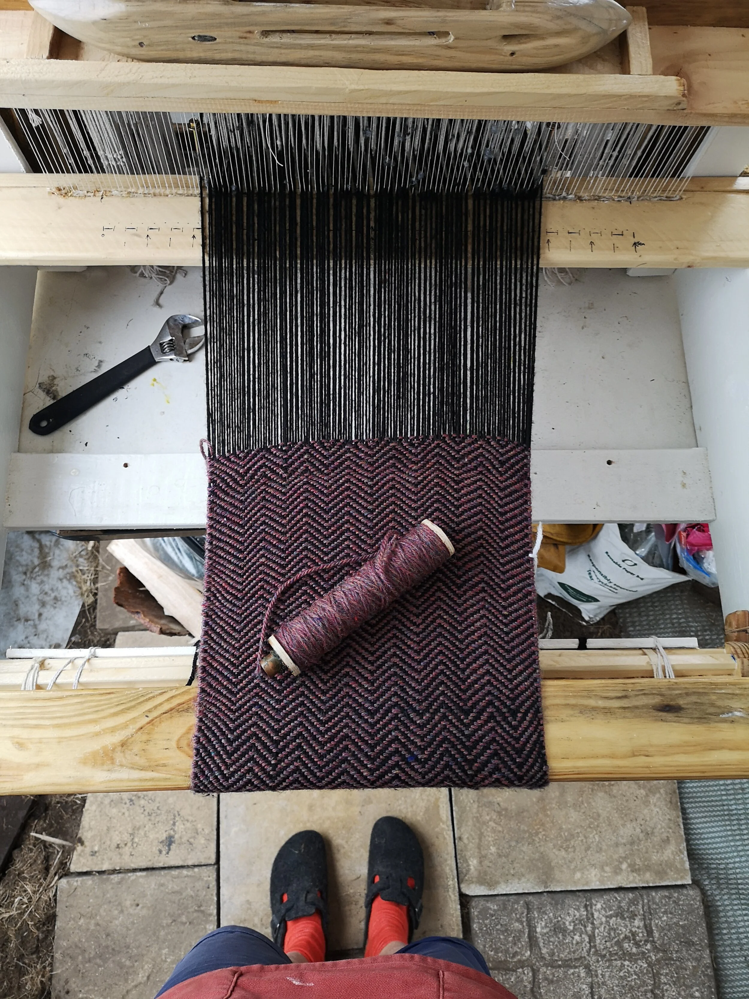 On the Loom Carn Gloose Custom Scarf, St. Just in Penwith, Cornwall, England UK