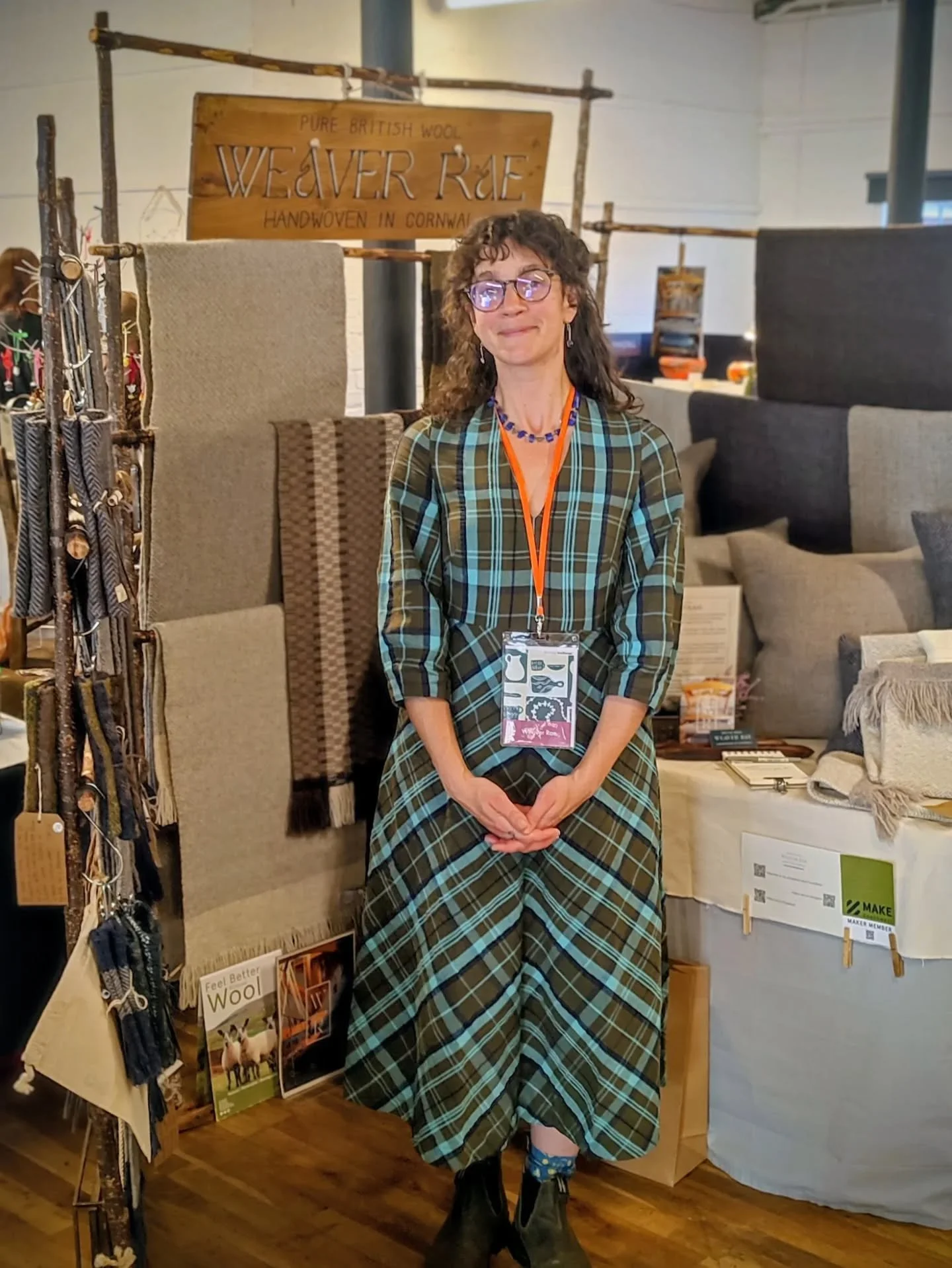 &bull; FESTIVAL of CRAFTS &bull; This weekend you'll find my handwoven creations and I in the beautiful settings of @farnhammaltingscraft ~ I'm upstairs in the Barley Room in such great company! It's my first time here to this picturesque World Craft