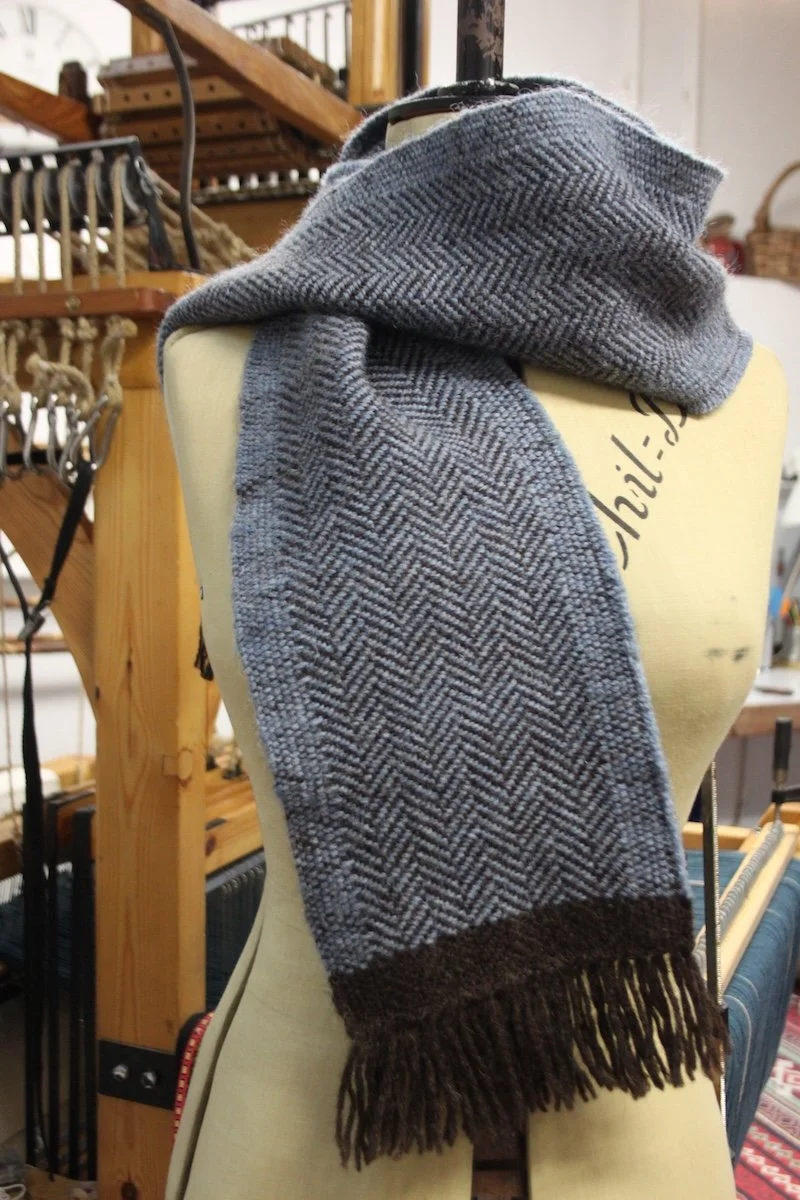 Weaver Rae Blue Jay Narrow Scarf 1 copy.JPG