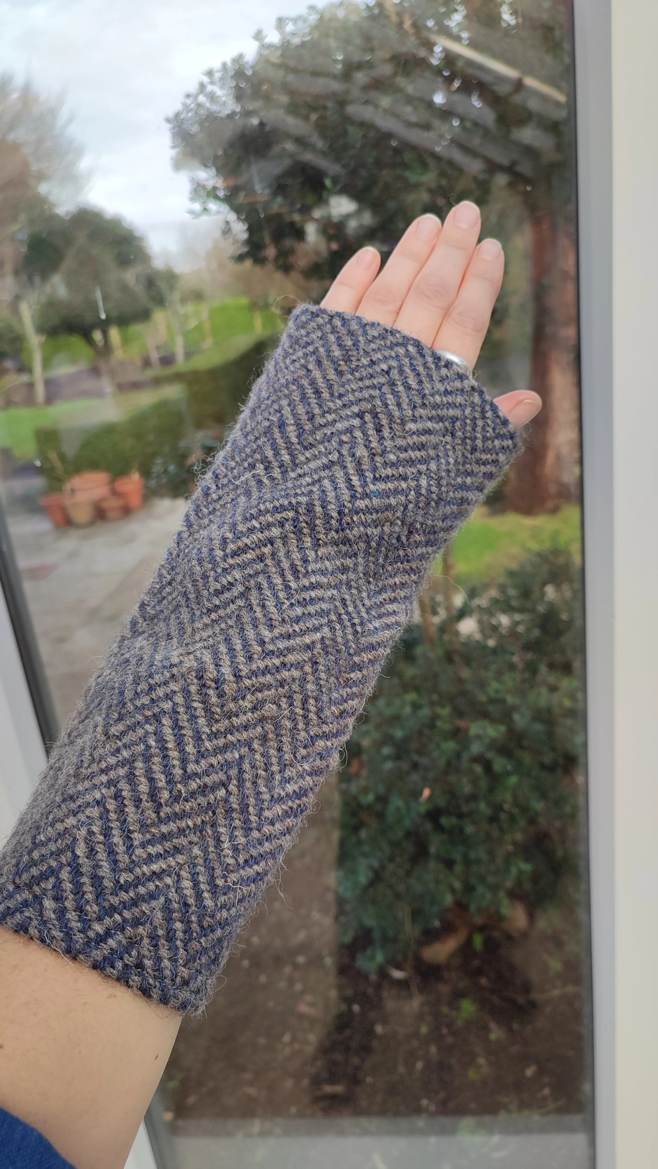 Leviathan Handwoven Fingerless Mitts Weaver Rae British Wool.jpg
