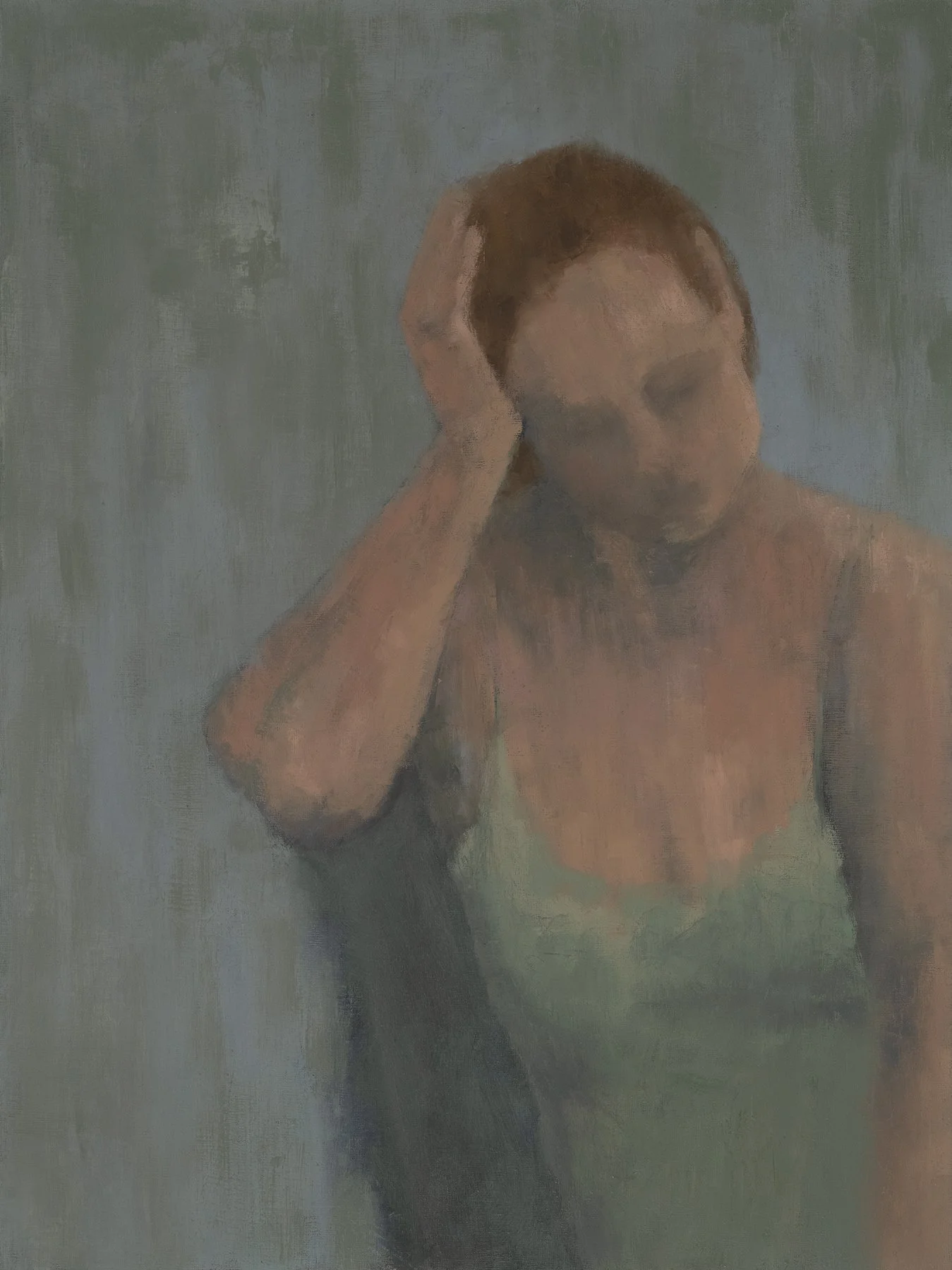 SOLD:  Moment of Rest III,
oil on panel,
24 x 18,
$1,500 