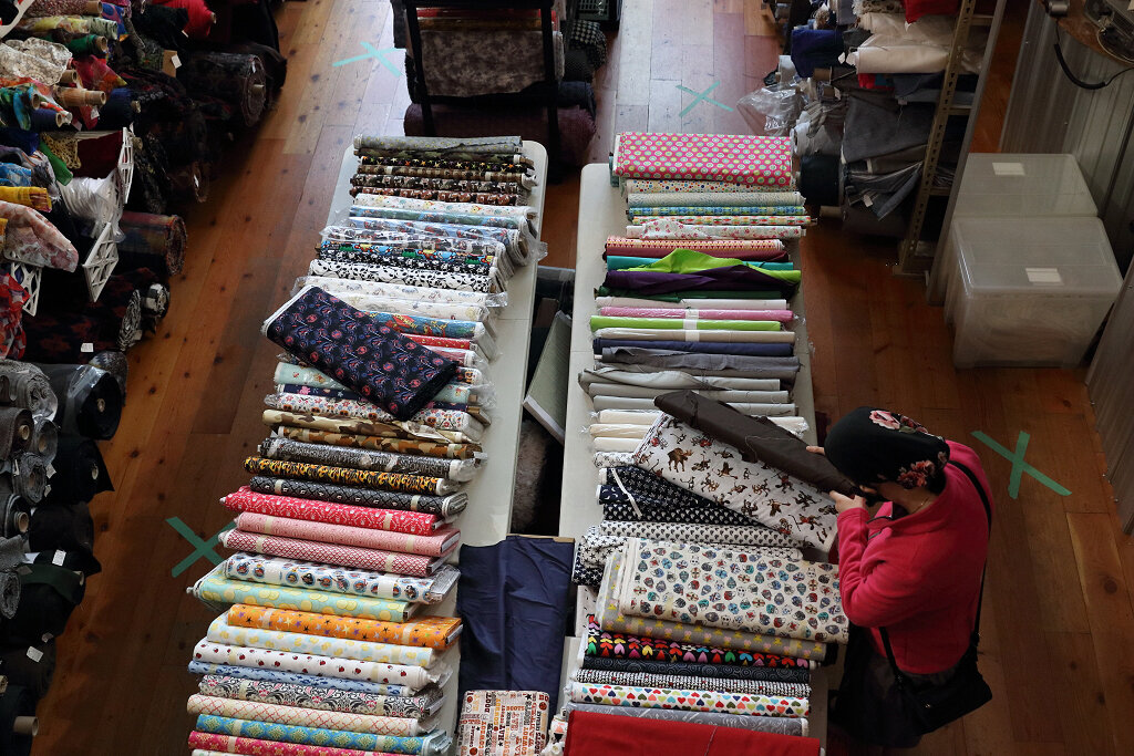 Selection of fabrics at Atex Fabrics