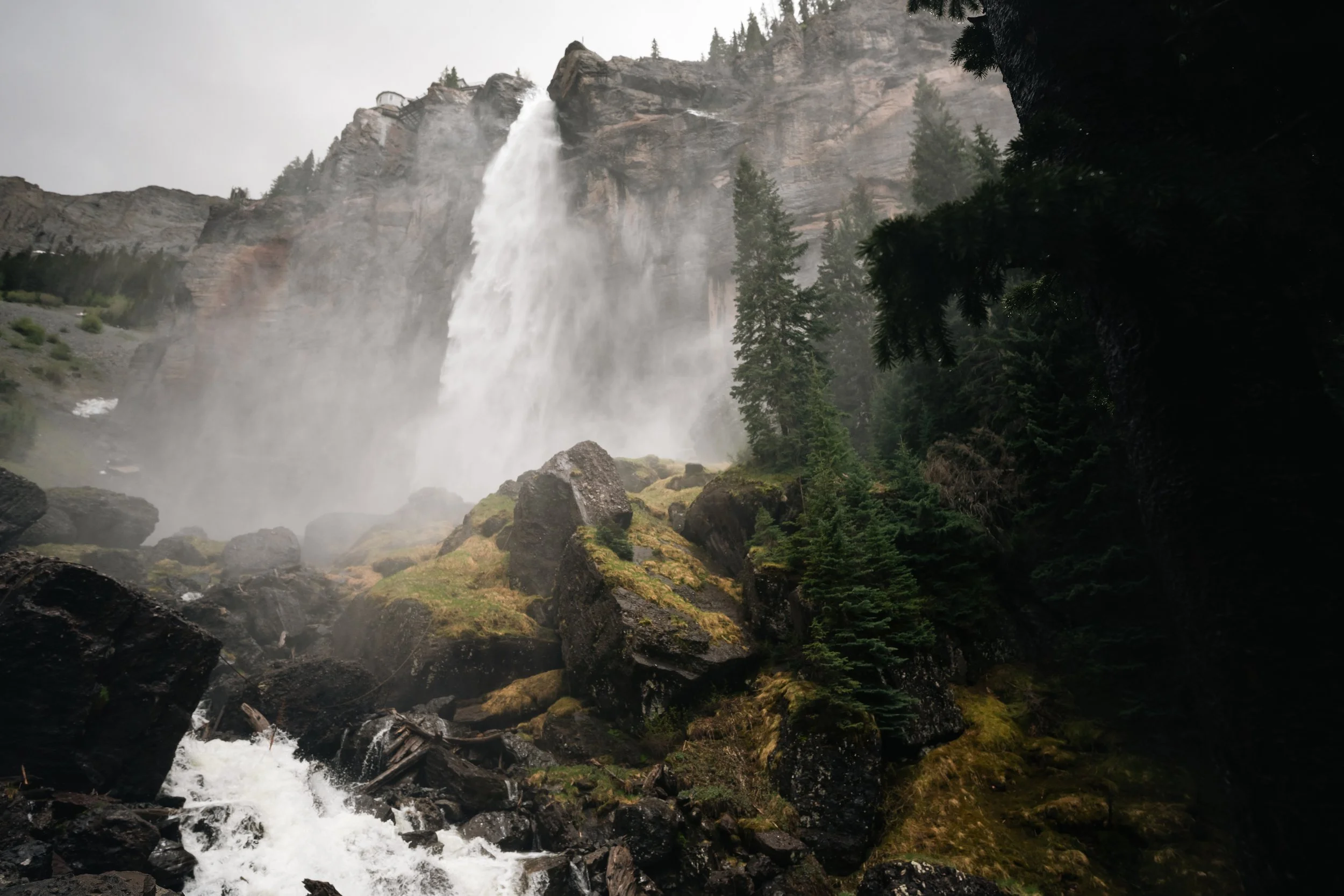 Waterfall in the mountains