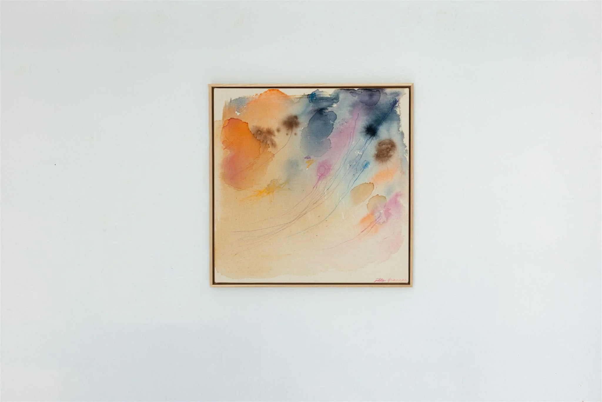 sing, soak, float — 24" x 24"