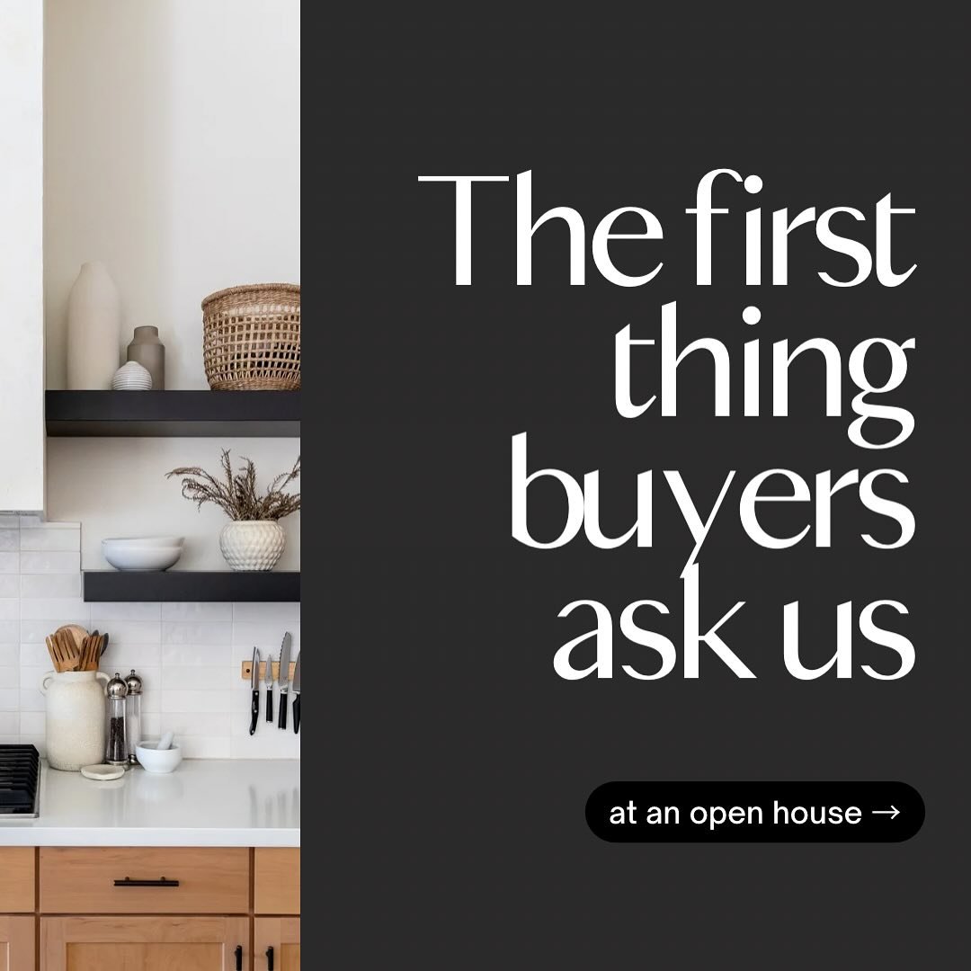 The first thing buyers ask me at an open house...

(Save this post if you&rsquo;re listing  your home in the next 3-6 months)

❓How old is the roof, the HVAC and other major systems?

Having the answer to this \*and\* the dates of any other repairs,
