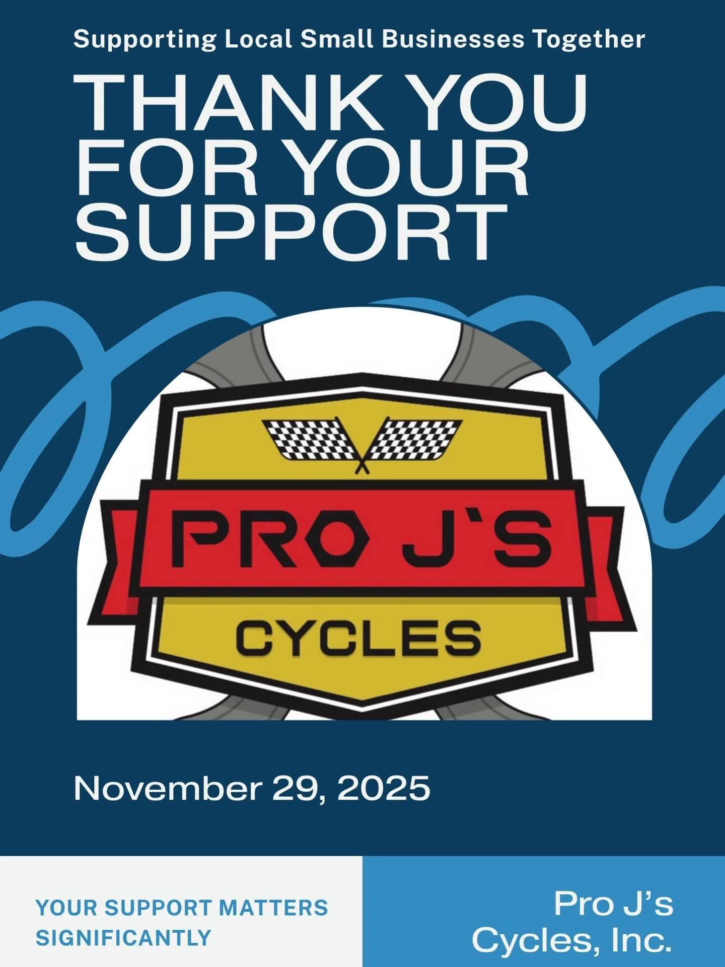 We&rsquo;d like to express our heartfelt gratitude to our customers, friends, and family who&rsquo;ve stood by small businesses like ours over the years. Your support is vital in strengthening our local economy! Thank you, and we hope you&rsquo;ll ke
