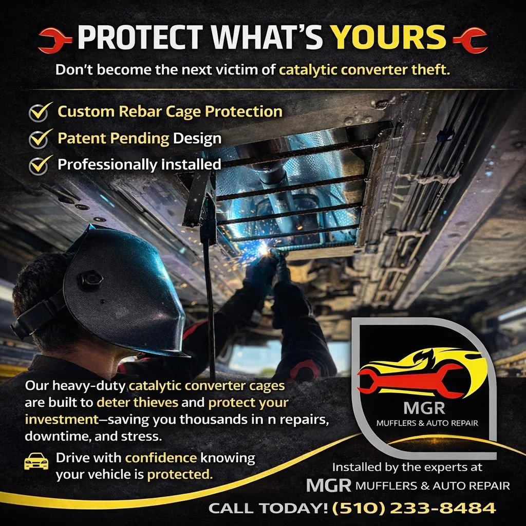 🔧 PROTECT WHAT&rsquo;S YOURS 🔧

Don&rsquo;t become the next victim of catalytic converter theft.

&bull; Custom Rebar Cage Protection
&bull; Patent Pending Design
&bull; Professionally Installed

Our heavy-duty catalytic converter cages are built t