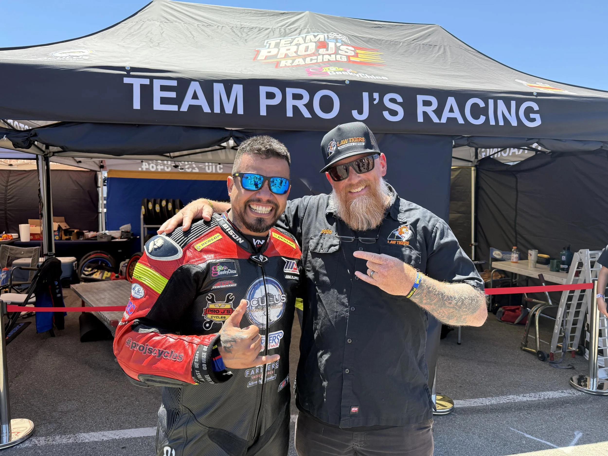 Jose Flores with Doug Law Tigers Norcal our top sponsor.