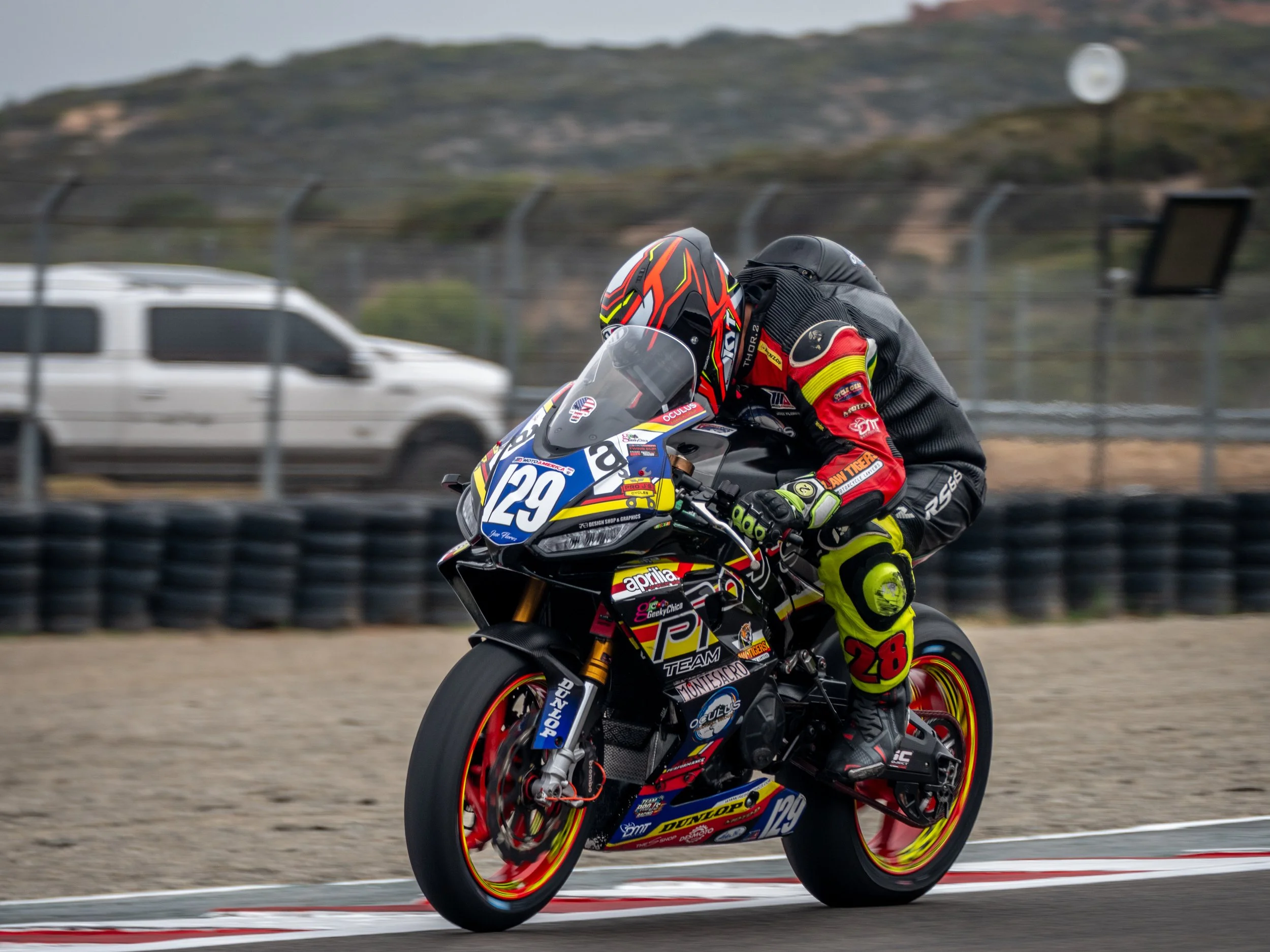 Jose Flores Racing with MotoAmerica in Weather Tech Laguna Seca