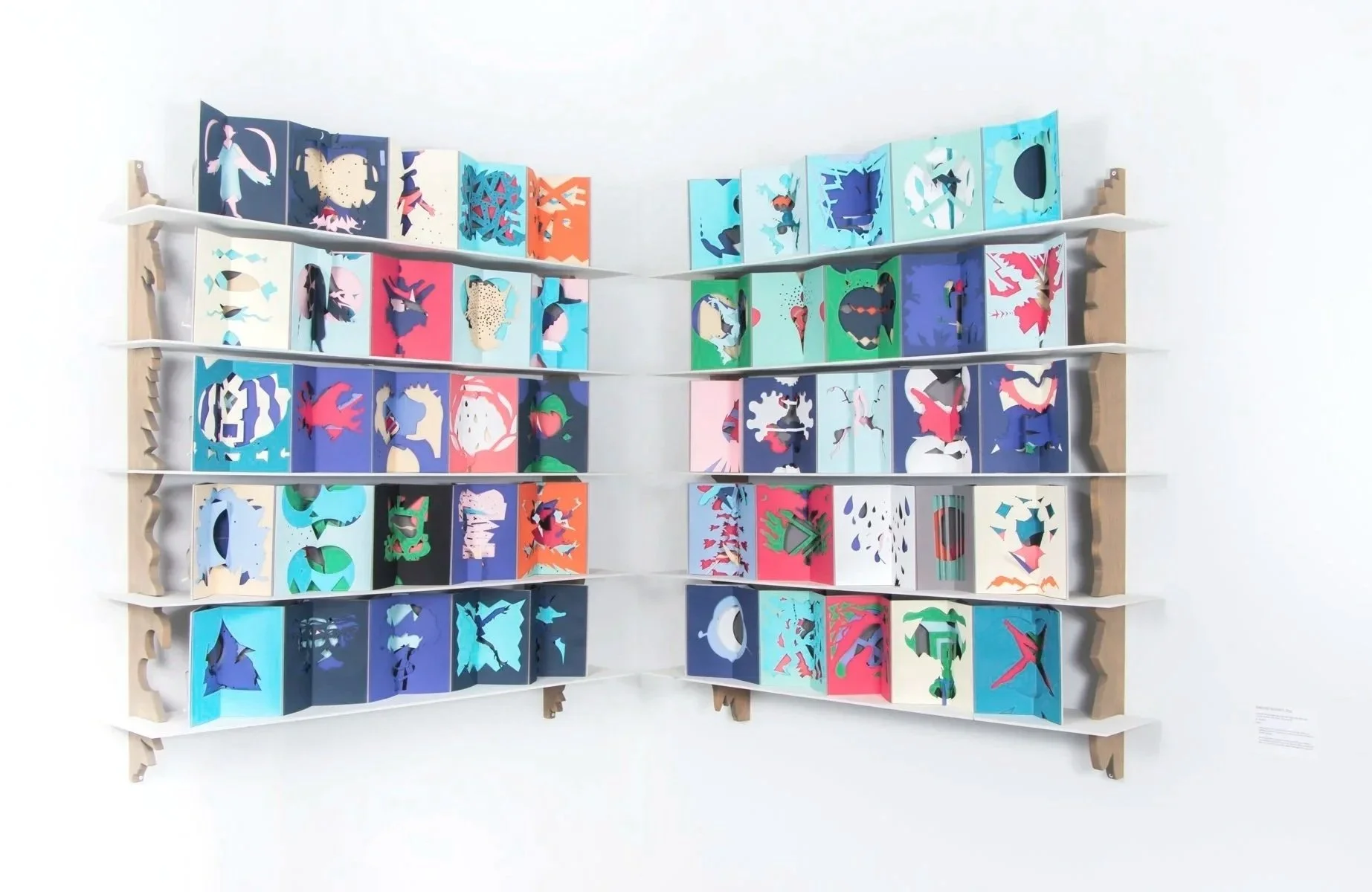 Homeland Insecurity, artists' books, accordion book, carousel book, installation