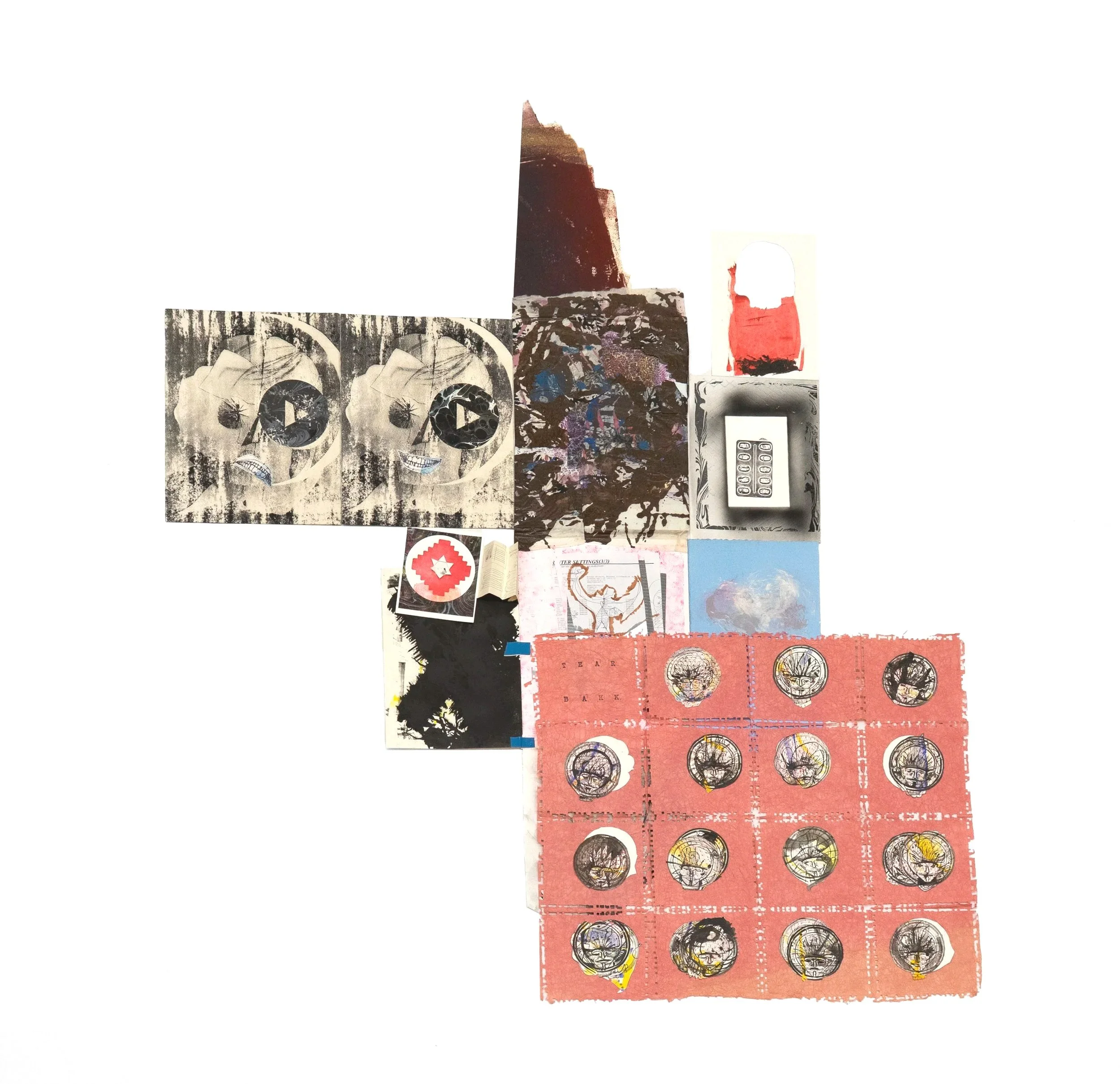 hopscotch, artists' books, archives, drawings, printmaking, installation, Slavko Djuric