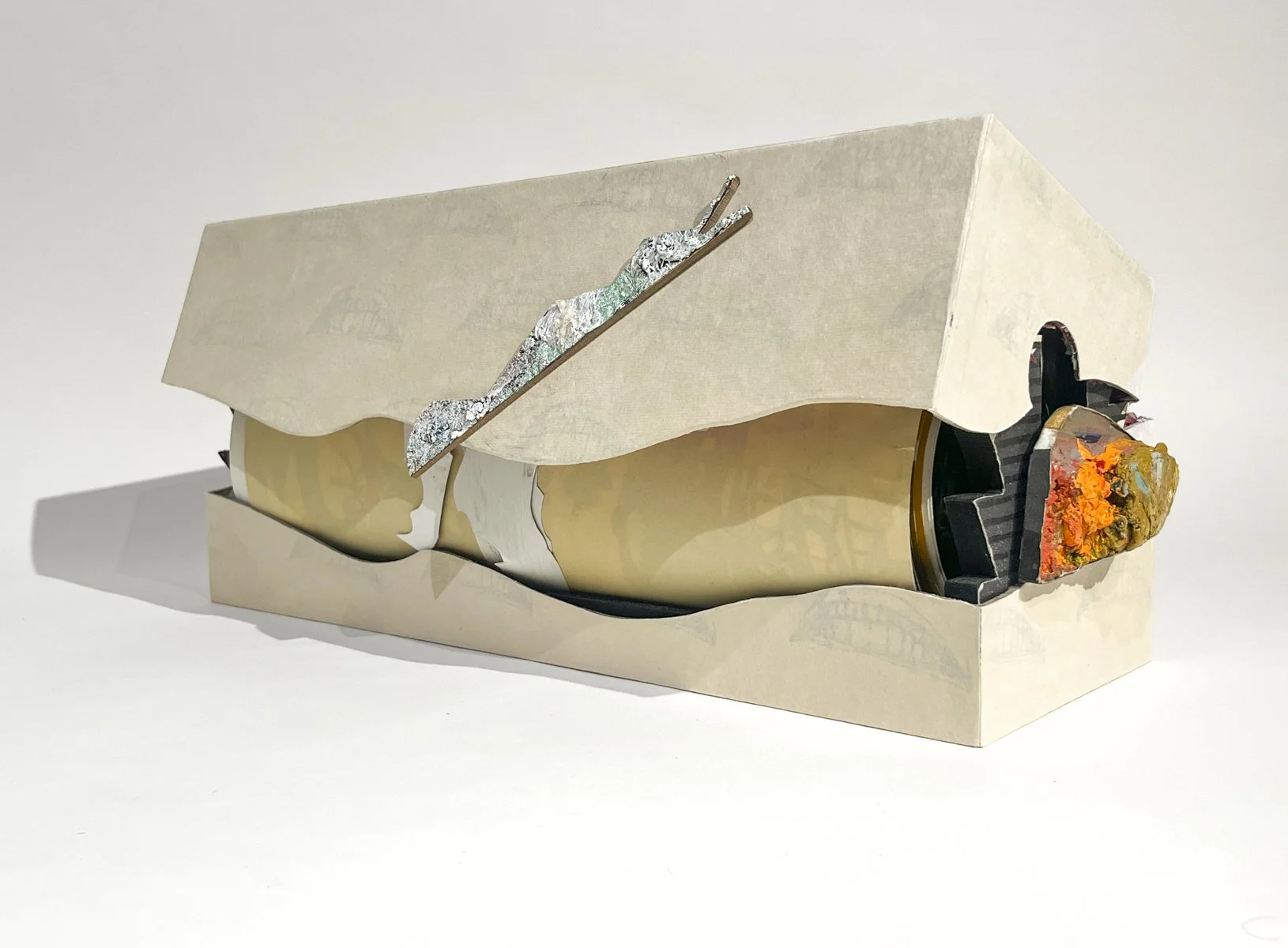 Paradajz Lost, installation of 12 scrolls, waves, talas, Zrenjanin, Slavko Djuric, NYC