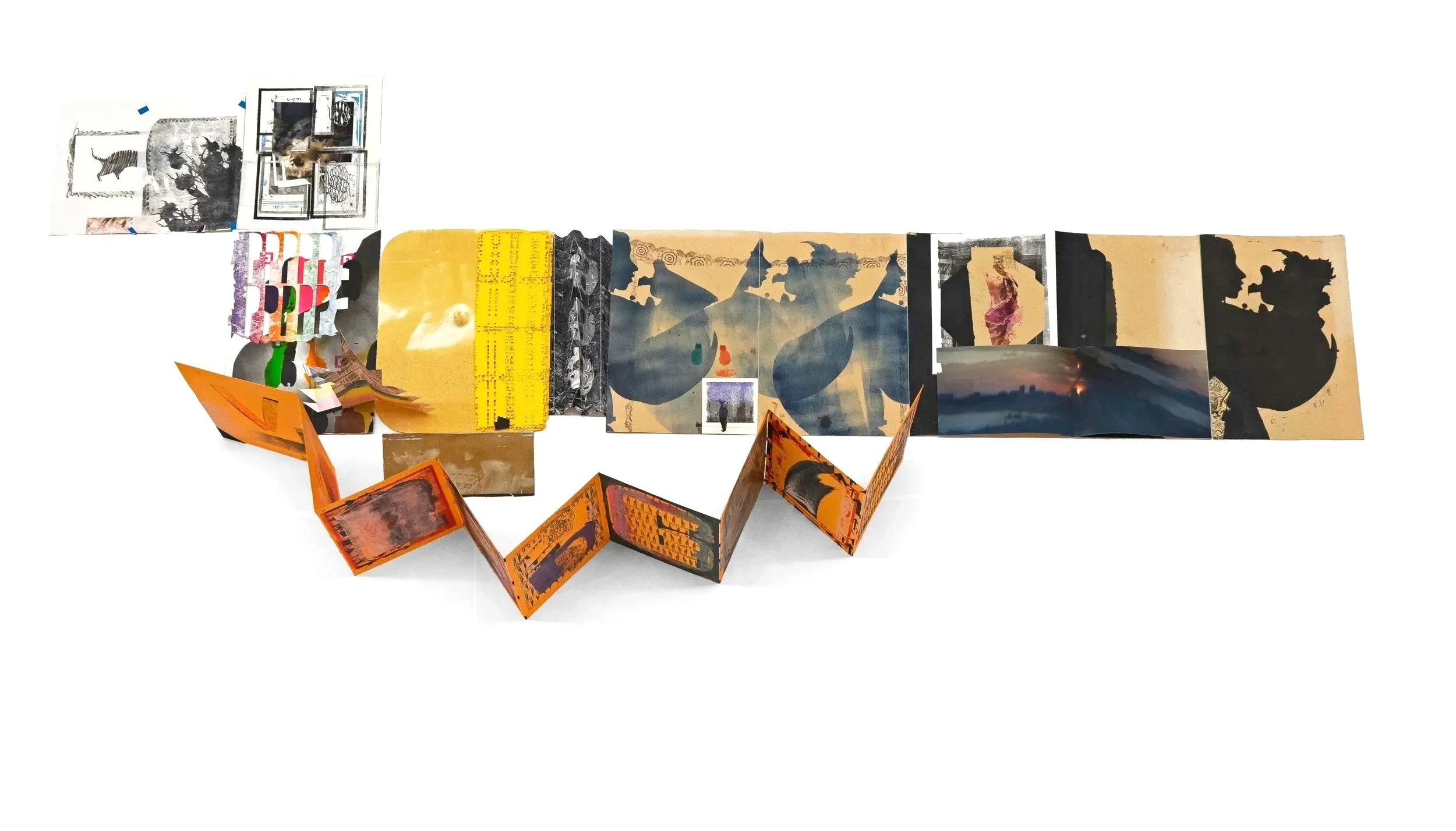 hopscotch, artists' books, archives, drawings, printmaking, installation, Slavko Djuric