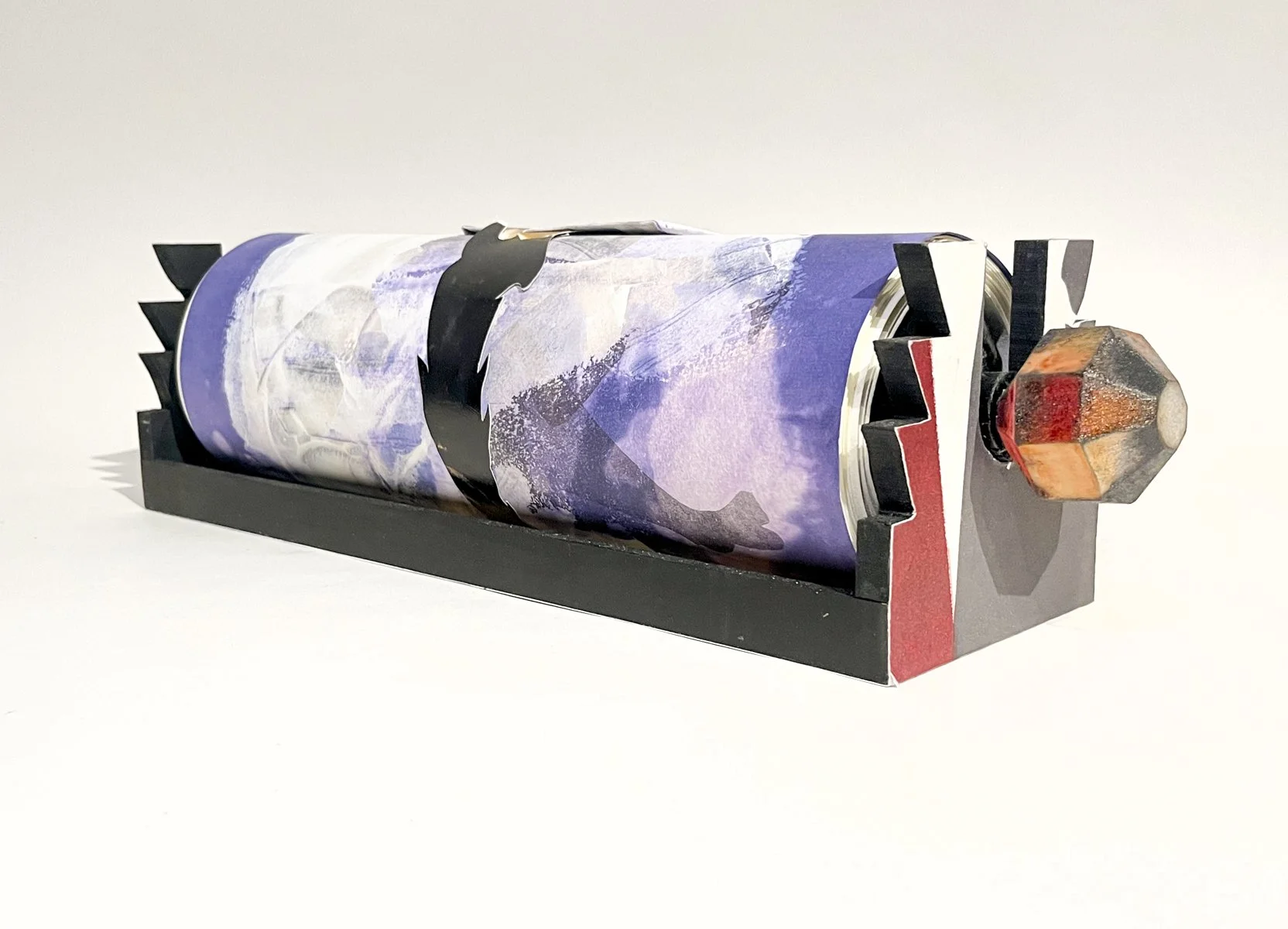 Paradajz Lost, installation of 12 scrolls, waves, talas, Zrenjanin, Slavko Djuric, NYC