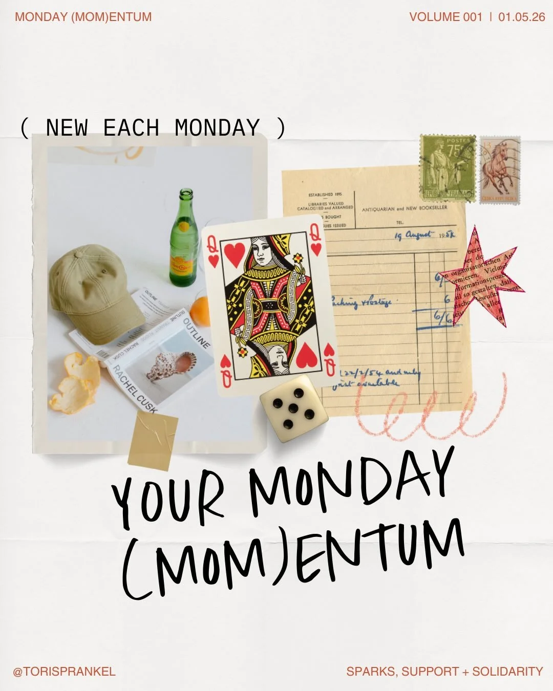 (new!) every mondayyyyy 

✨ YOUR MONDAY (MOM)ENTUM ✨
(hop on the list in my bio)

These weekly posts (that also land in your inbox!) are a soft start, a reset or recalibration, to help 
spark some inspiration, offer support, and often solidarity thro