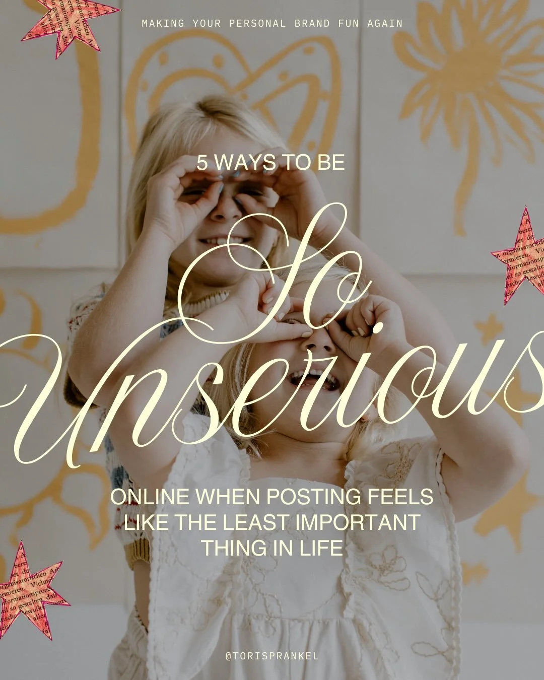 be so (un)serious 💅🏻 

fellow eldest daughters, I know that&rsquo;s a big ask. 

(comment FREE and I&rsquo;ll send you my canva templates that help make posting unserious again)

I&rsquo;ve been dodging rage bait and nursing my mental health back t