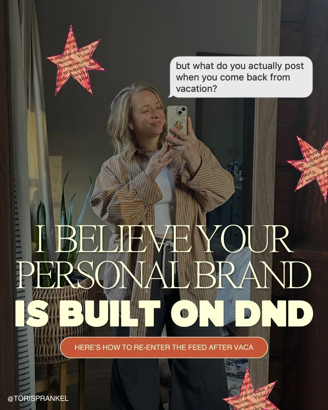 your brand will not only survive the vacation. it will get so much better. dnd is a personal brand strategy I whole-heartedly live by... the return is part of it.