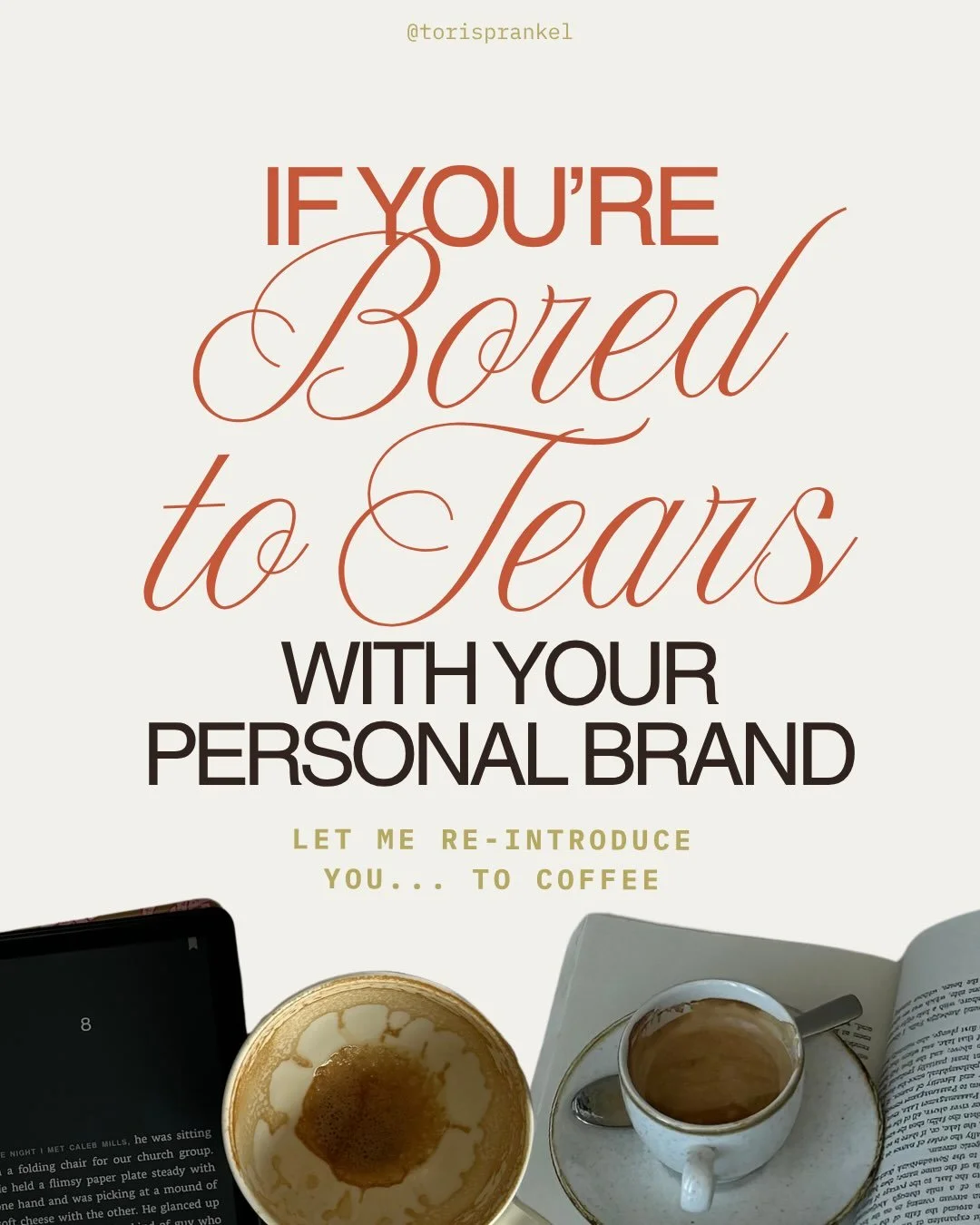 hear me out&hellip; ☕️ justice for coffee in branding. swipe for the only personal brand strategy you actually already have (even if you don&rsquo;t drink coffee)
