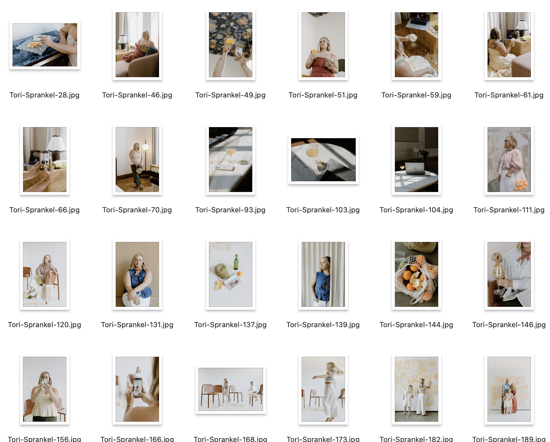 brand photo gallery for mom with kids online business web designer